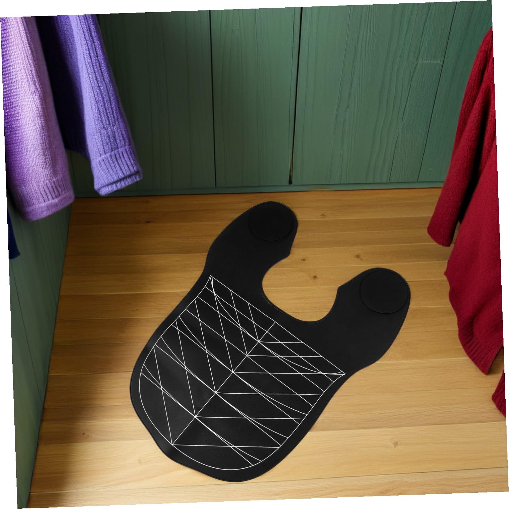 Cape de Coiffure en Silicone Noir, Lot de 2, pour Coupe et Teinture