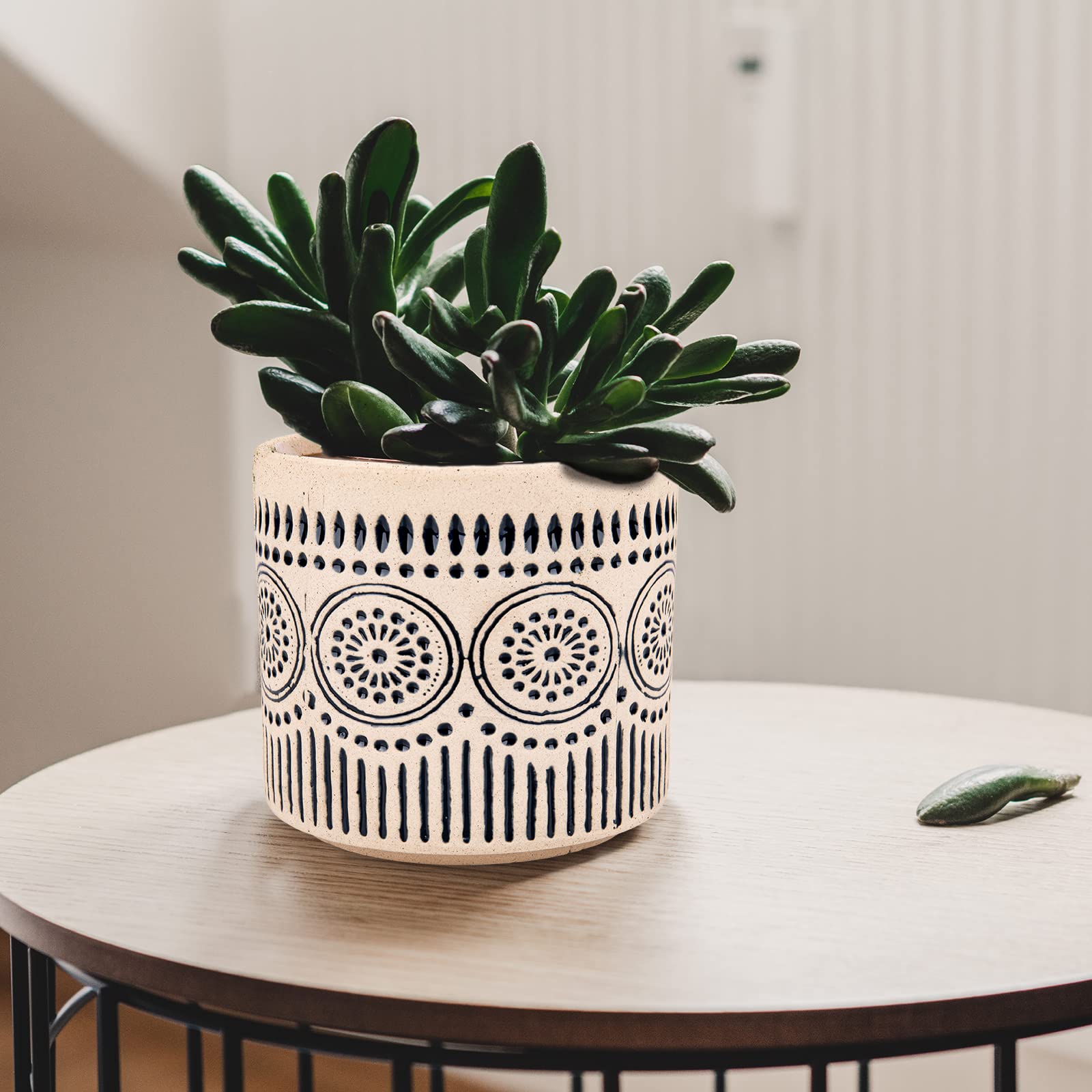陶器の花模様鉢 Amazon.co.jp: 陶器製の花模様の植木鉢 : DIY・工具・ガーデン