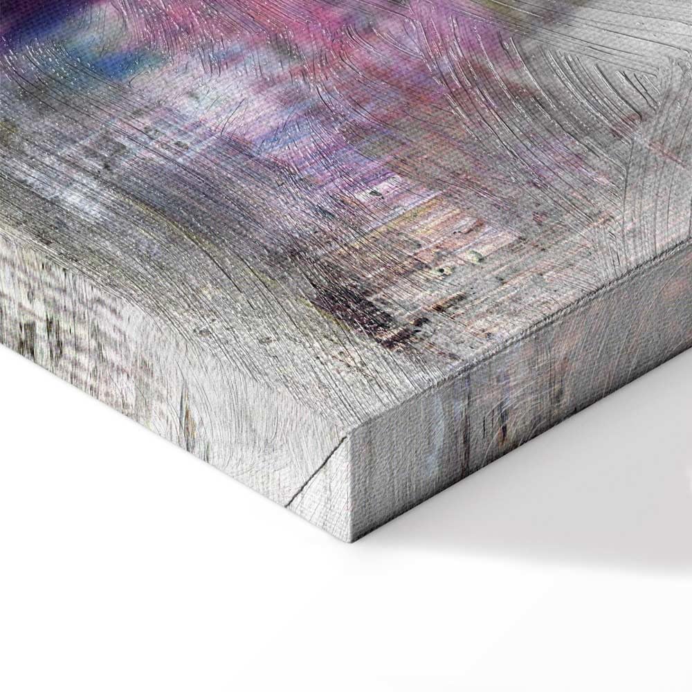murando - Quadro in Rilievo Muro Astratto Colorato 150x50 cm 1 Pezzo su Tela Strutturata XXL Grande - Quadri Moderni Soggiorno - Stampe da Parete Moderno - Stampa Artistica - Argento a-A-10060-b-a