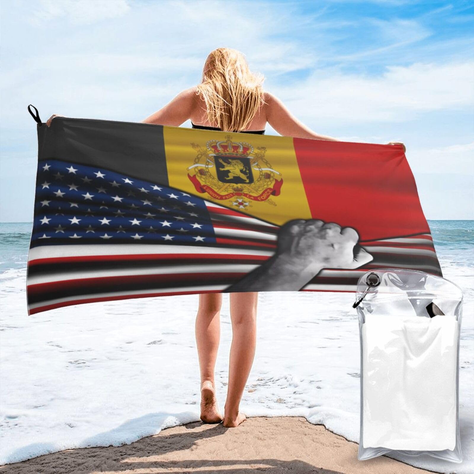 Toalla de sauna unisex de 70x140 cm de Estados Unidos y Bélgica, toalla para baño y camping
