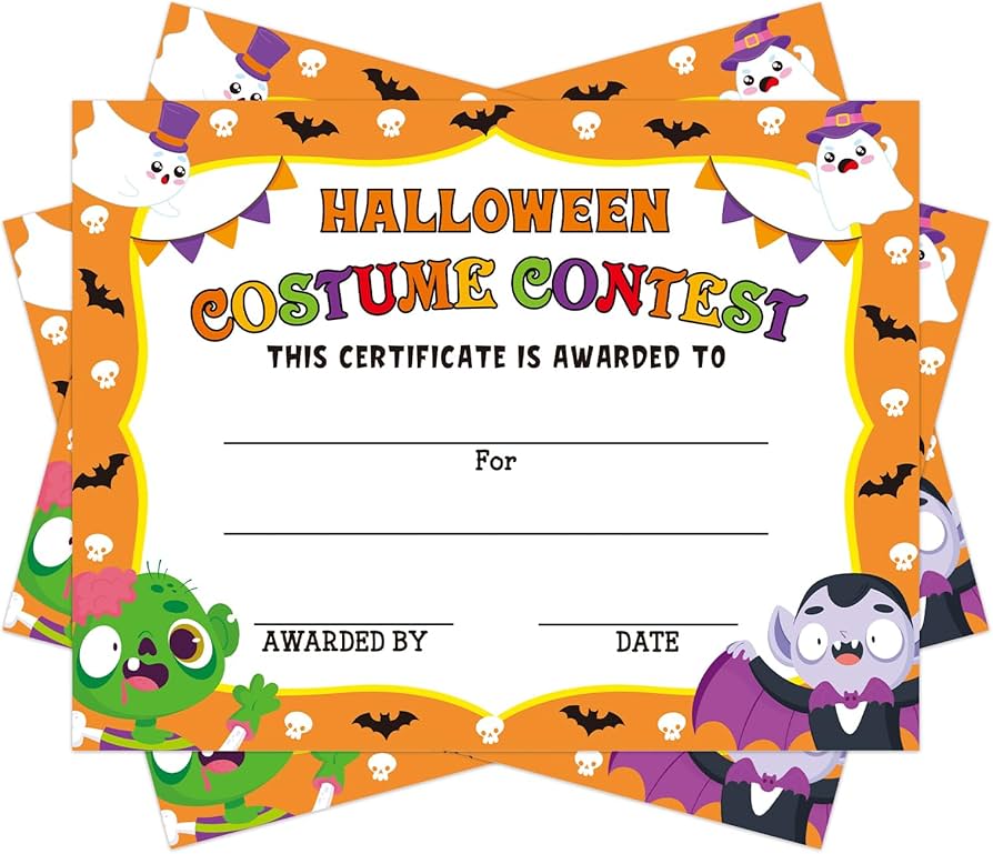 24-pcs-halloween-costume-award-certificates-trick-or-treat-costume-award-costume-winner-classroom-halloween-award-certificates-for-kids-students-adults-halloween-costume-contest-prizes-amazon-ca-office-products for Free Printable Halloween Certificate Templates 24 Pcs Halloween Costume Award Certificates Trick or Treat Costume Award Costume Winner Classroom Halloween Award Certificates for Kids Students Adults Halloween Costume Contest Prizes : Amazon.ca: Office Products for Free Printable Halloween Certificate Templates