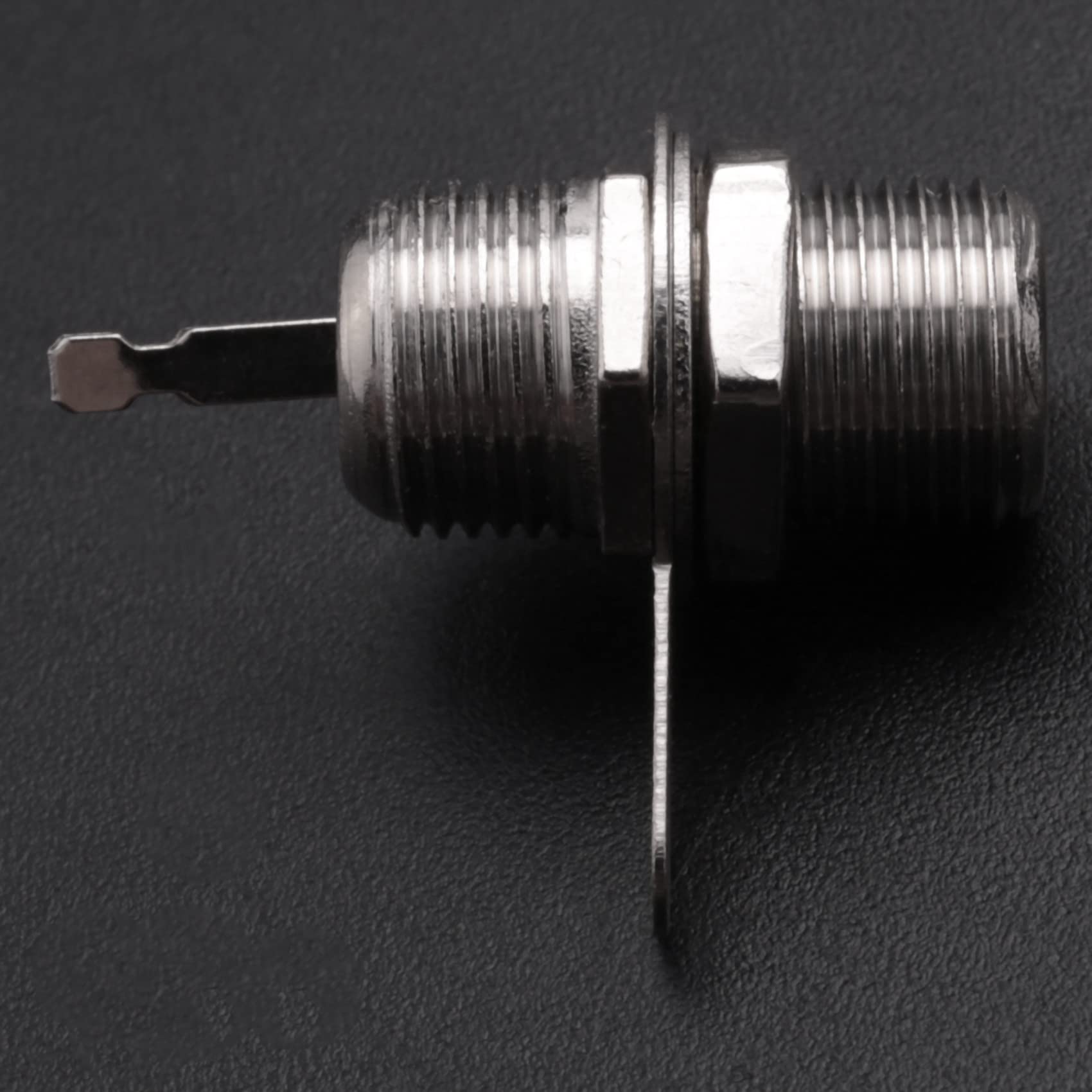 5pzs Adaptador de Conector de Soldadura Clavija Hembra Enchufe montado Panel de Tipo F