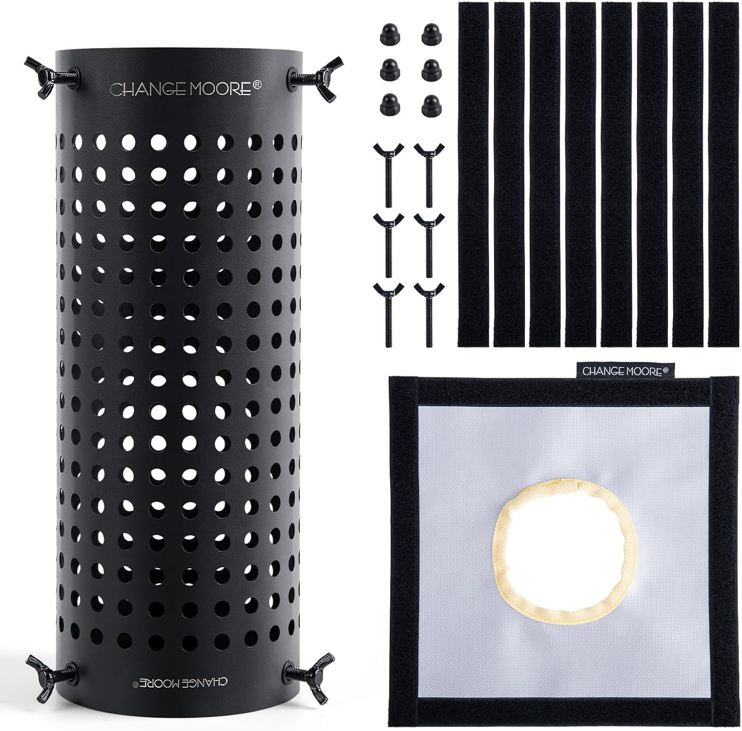 CHANGE MOORE Upgraded Fireproof Stove Chimney Mesh Protector Anti Scalding Anti-Spark Tent Protection, Outdoor Stove Jack for Canvas Hot Tent Camping