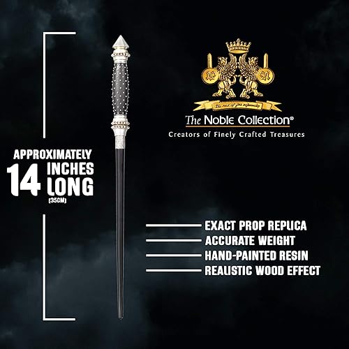 Miniatura 3 de The Noble Collection Harry Potter Narcissa Malfoy Varita Réplica 15.0 in