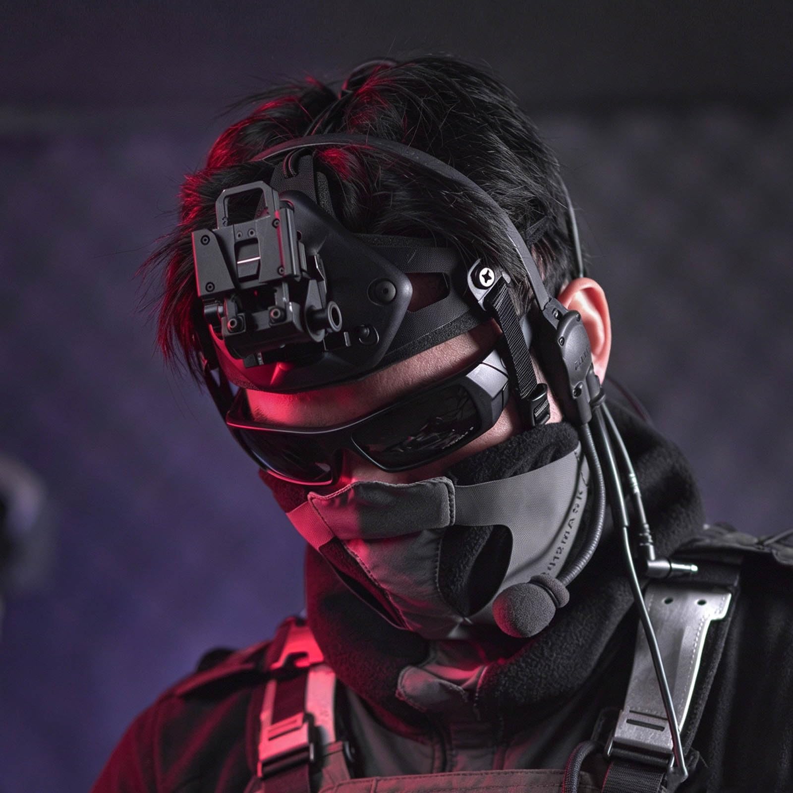 Uchwyt NVG Do Kamery Sportowej Montowany Na Kasku, Regulowany System Mocowania Czaszki, Skull Crusher Bez Podstawy Uchwytu NVG
