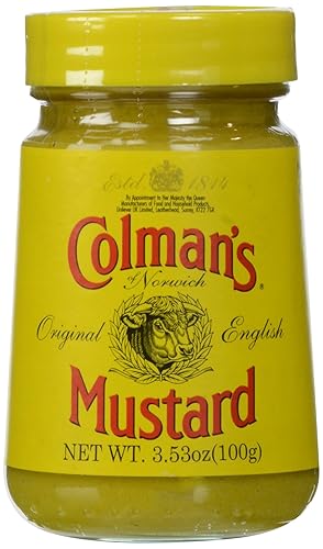 Colmans Mostaza preparada en inglés original 353 onzas Colmans Mostaza preparada en inglés original 353 onzas