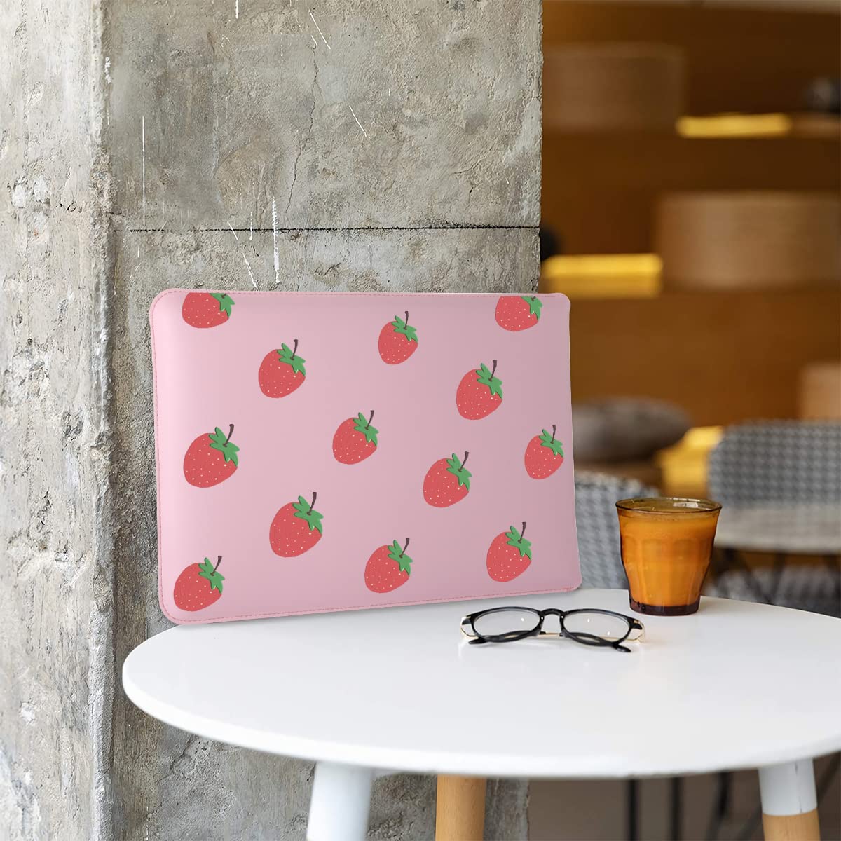 Strawberry Pattern Laptop Bag – 13-15 Inch Sleeve With Removable Anti-Slip Shoulder Strap For Men & Women - View #2
