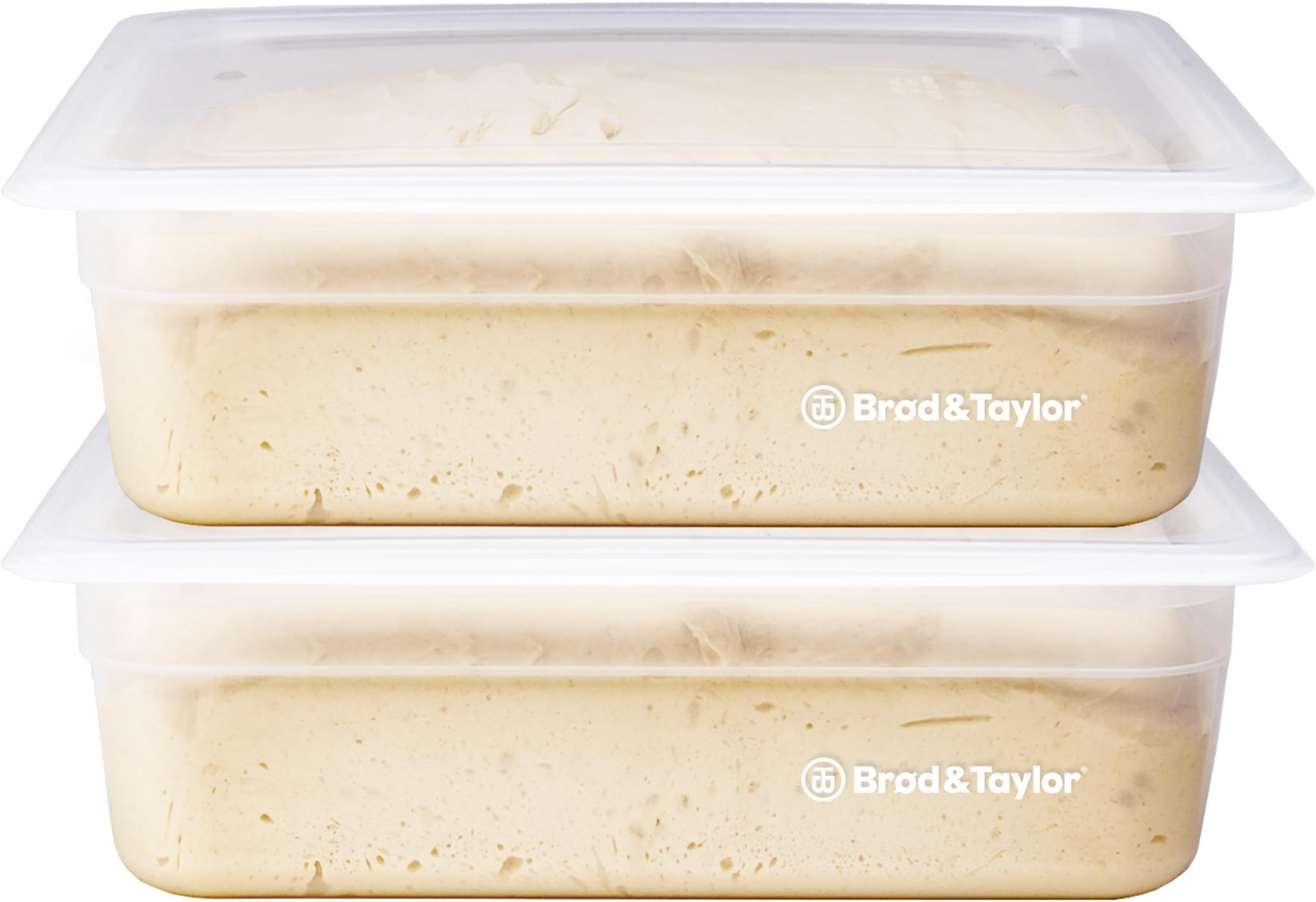 Proofing Container (2 Pack) With 6L Capacity, Fits Up to 3000 Grams of Dough – Dough Rising Box for Bread, Sourdough & Pizza (Dishwasher Safe, BPA-Free)
