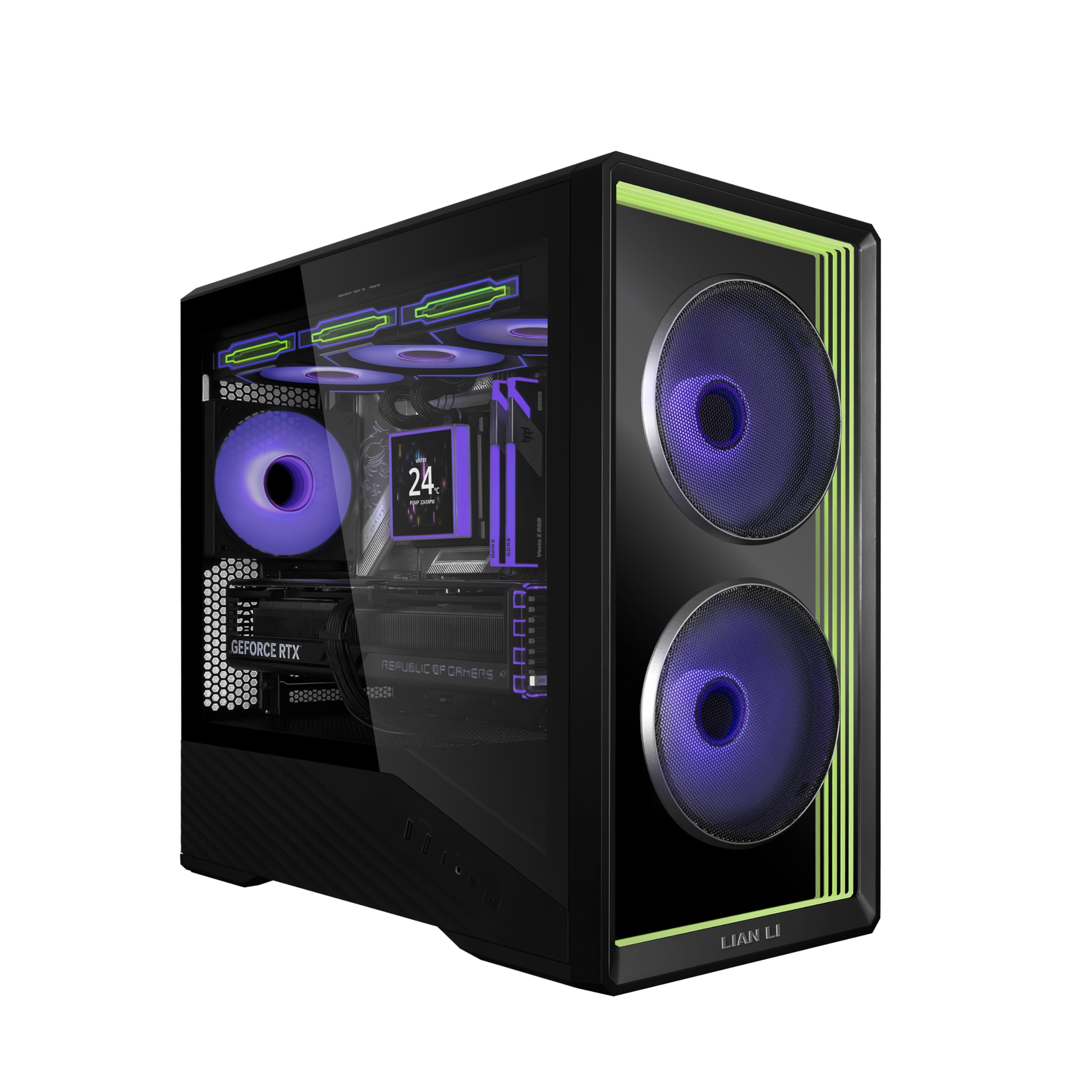 Amazon.com: LIAN LI Vector V150 INF Black Micro-ATX Case, 3 ARGB