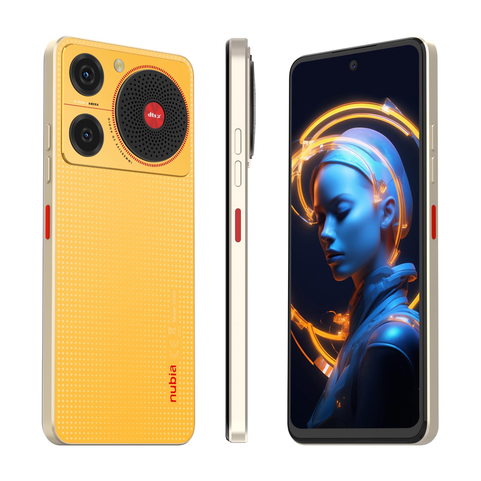 nubia Smartphone Music, 128GB+8 RAM* Principal 50Mpx + cámara IA
