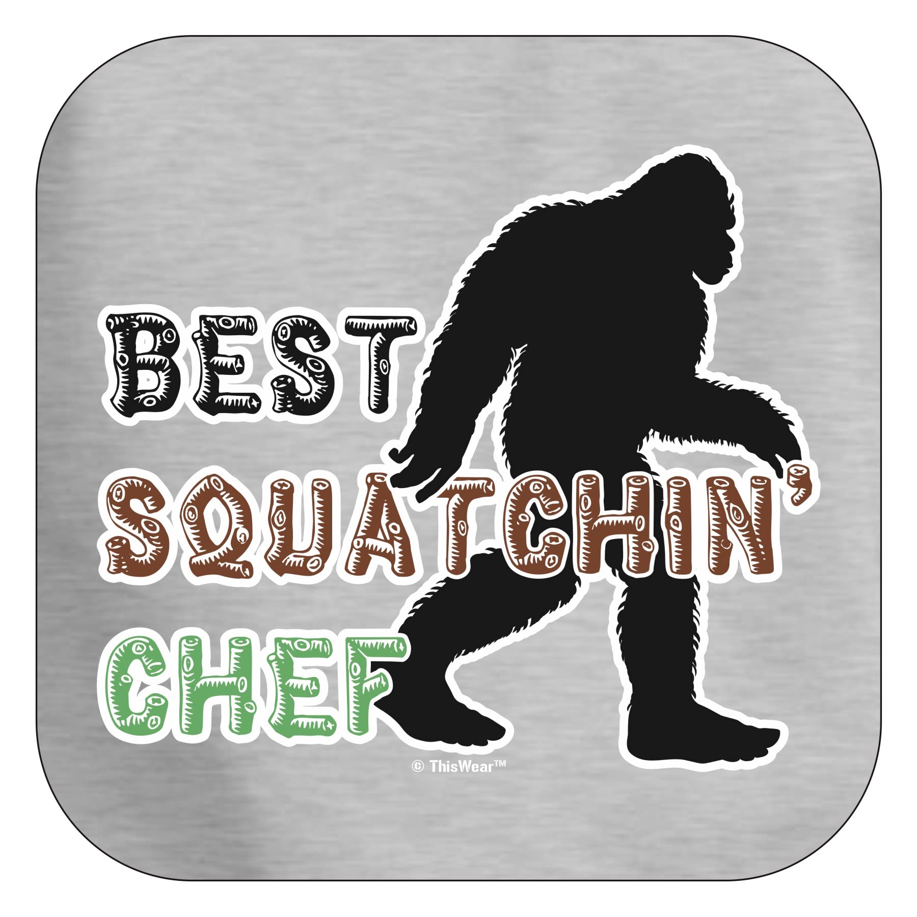 Chef Gifts for Men Best Squatchin Chef Premium Crewneck Sweatshirt Large Light Steel