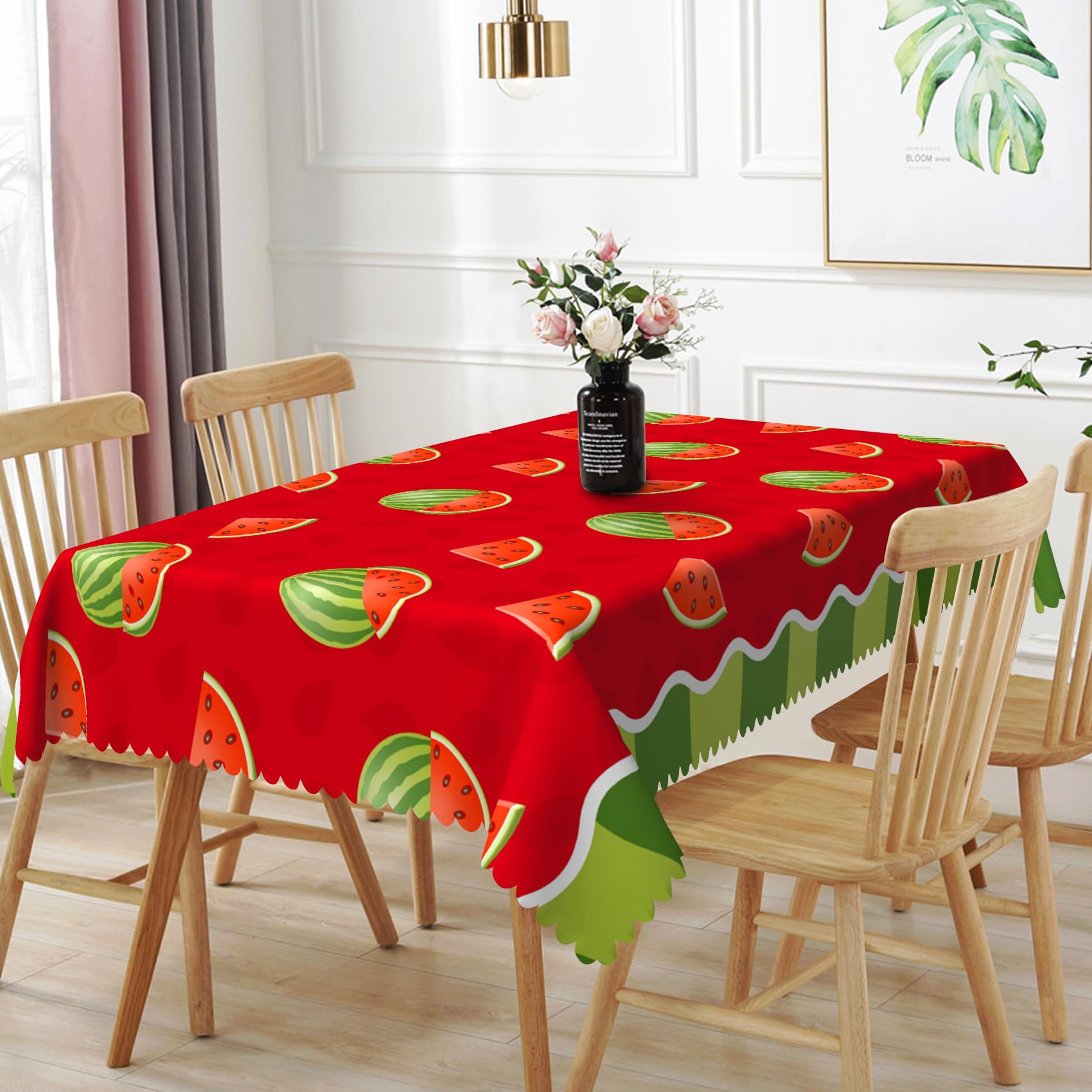 Amazon.com: TTQYFNM 54x70inches Watermelon Tablecloth Summer
