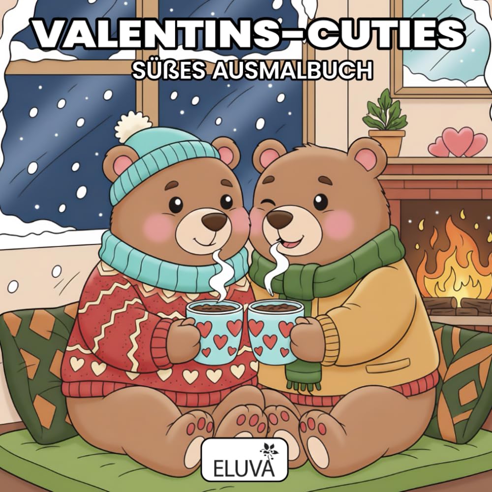 Cozy Valentine: Valentins-Cuties – Süßes und Romantisches Ausmalbuch: Liebevolle Tierpaare zum Ausmalen – Sanfte Entspannung für Erwachsene und Jugendliche