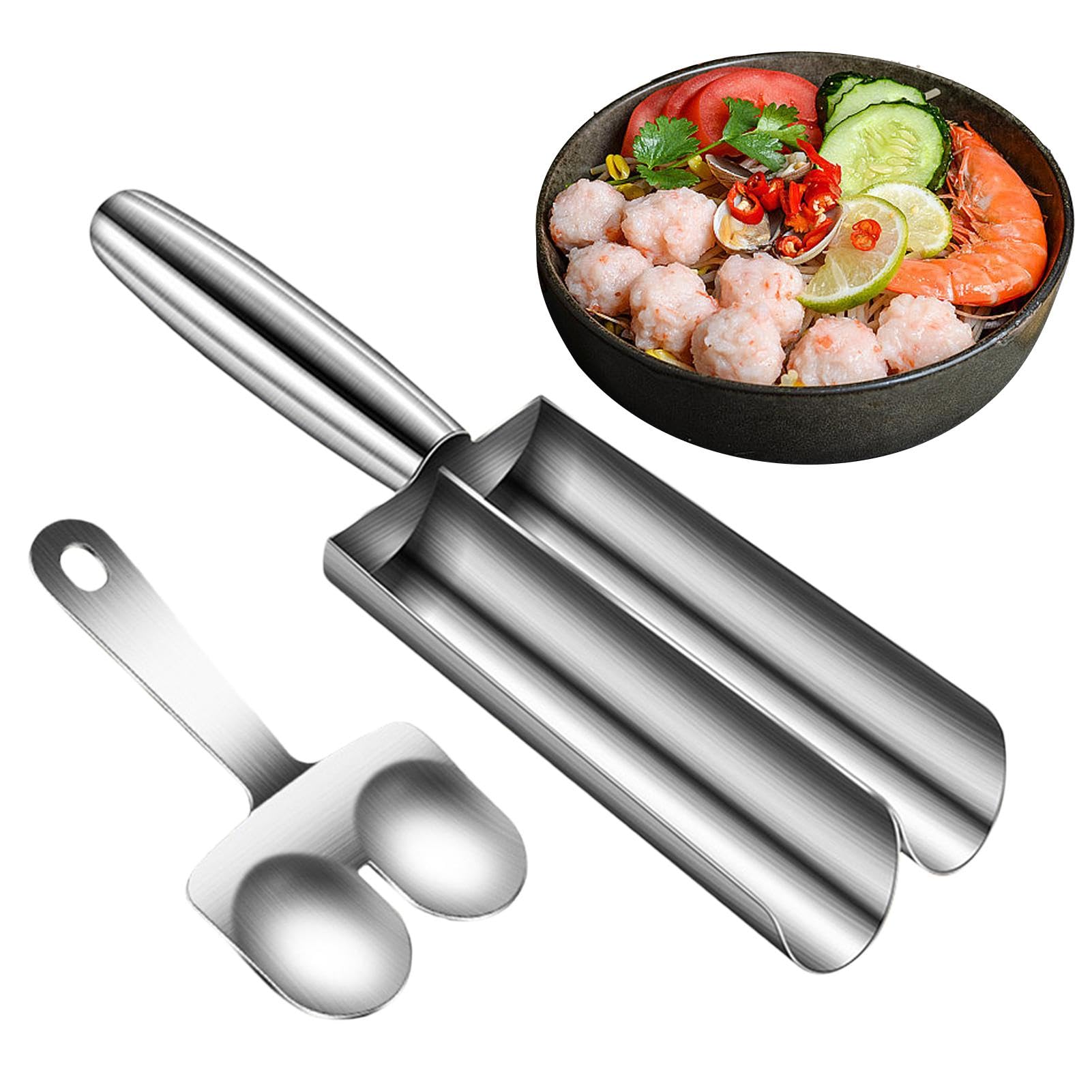Meatball Maker, Meatball Maker Tool, Creative Kitchen Meatball Maker with Non-Stick Coating | Simple Meatball Mould Set, Meatball Cutter for Dough