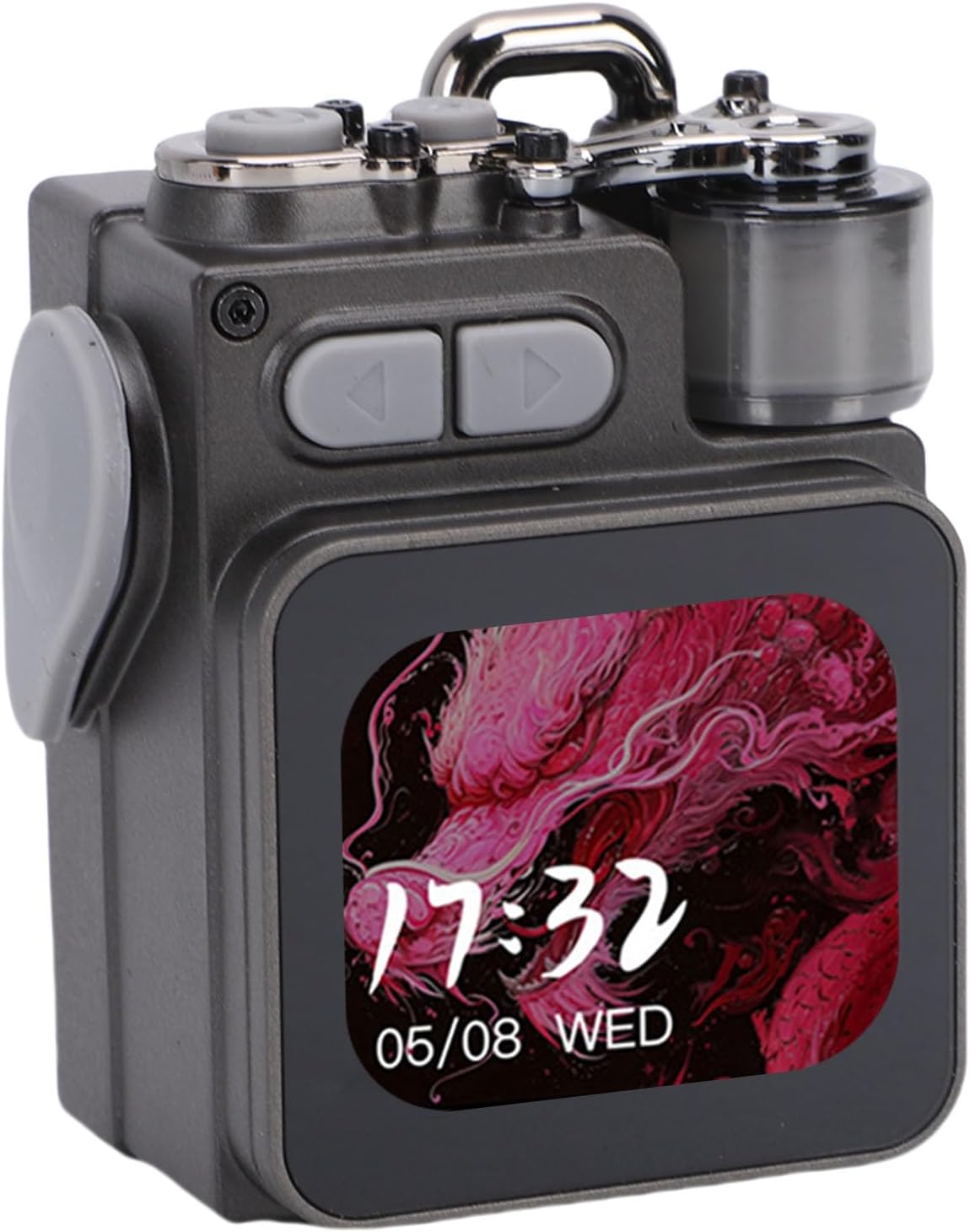 VBESTLIFE Mini Bluetooth Speaker, Smart Wireless Portable Speaker with Touchscreen, Powerful Outdoor Sound, RGB Lights, BT5.4, for Camping Hiking