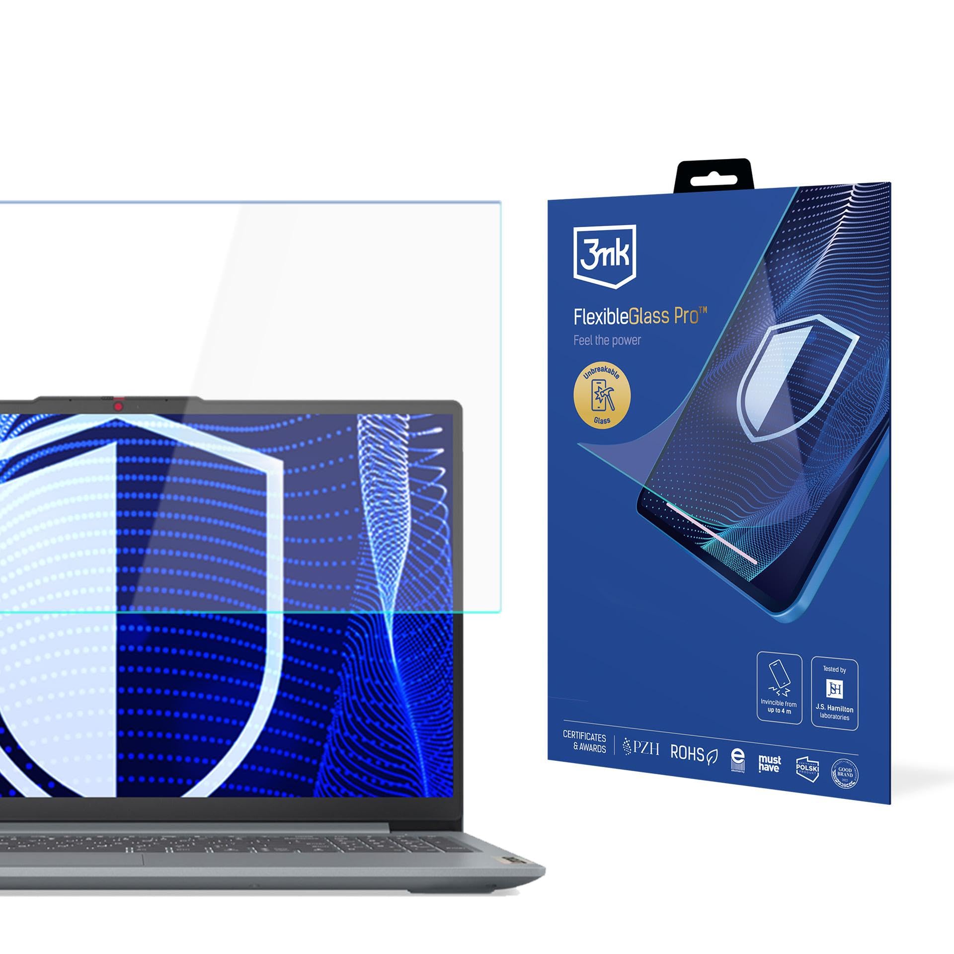 3mk FlexibleGlass Pro do Lenovo IdeaPad Slim 3 16" Szkło Hybrydowe Nietłukące Przezroczyste