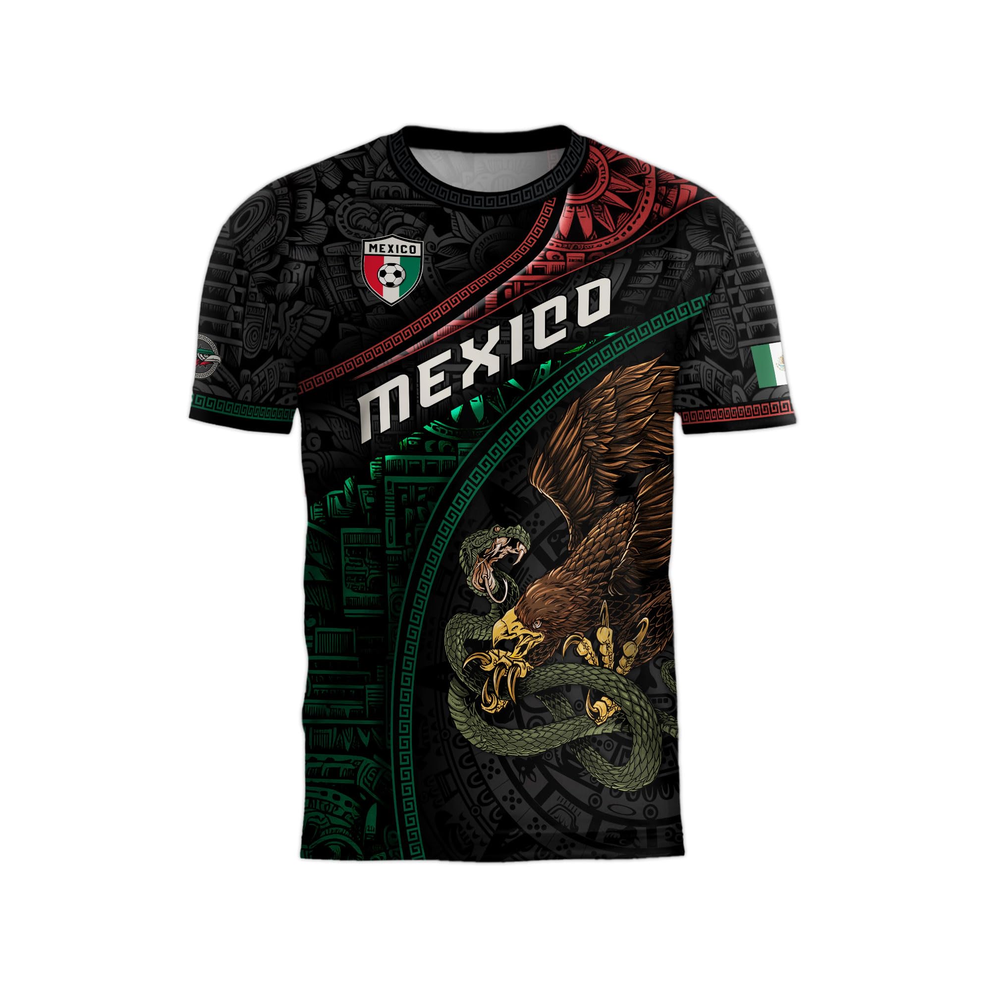 Mexico Soccer Jersey, Mexican Jersey Men Shirt, Jersey De Mexico 3 (3XL)