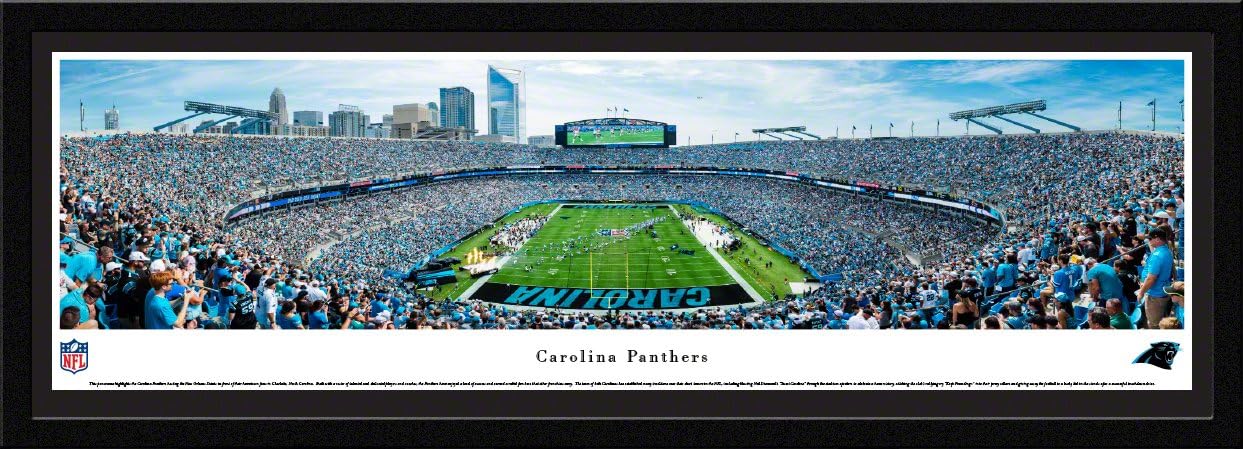Carolina Panthers - NFL Panoramic Poster and Wall Décor by Blakeway Panoramas
