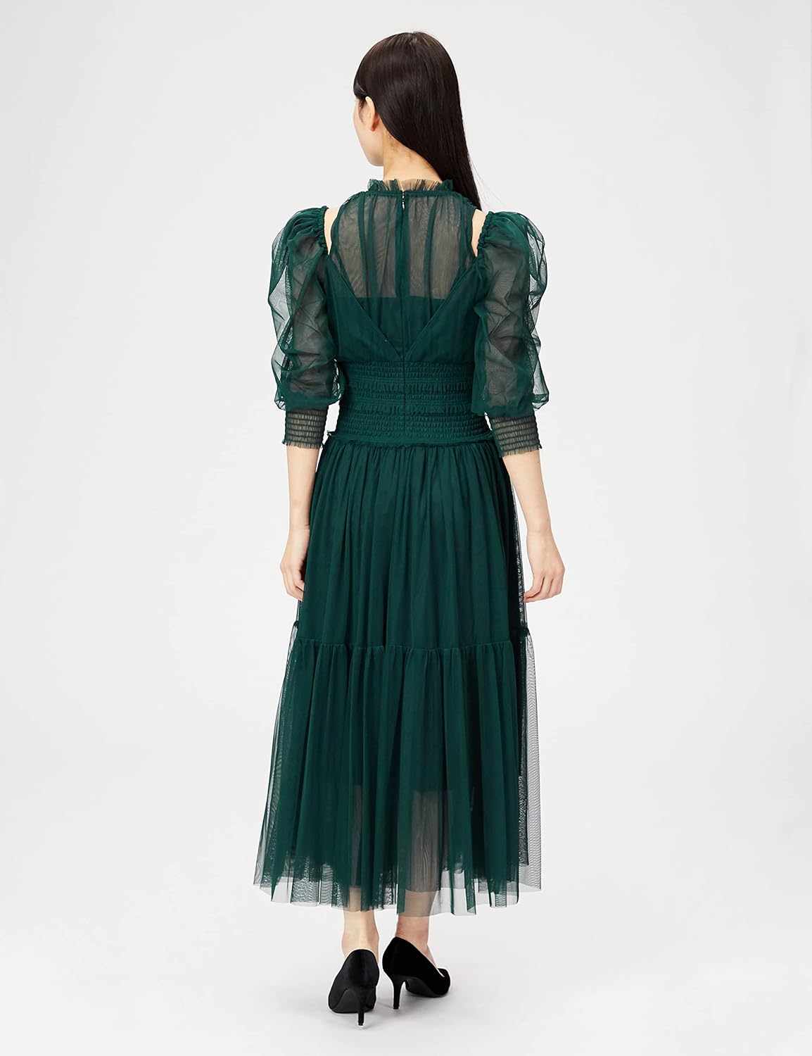 Amazon.co.jp: [スナイデル] Sustainaチュールボリュームドレス