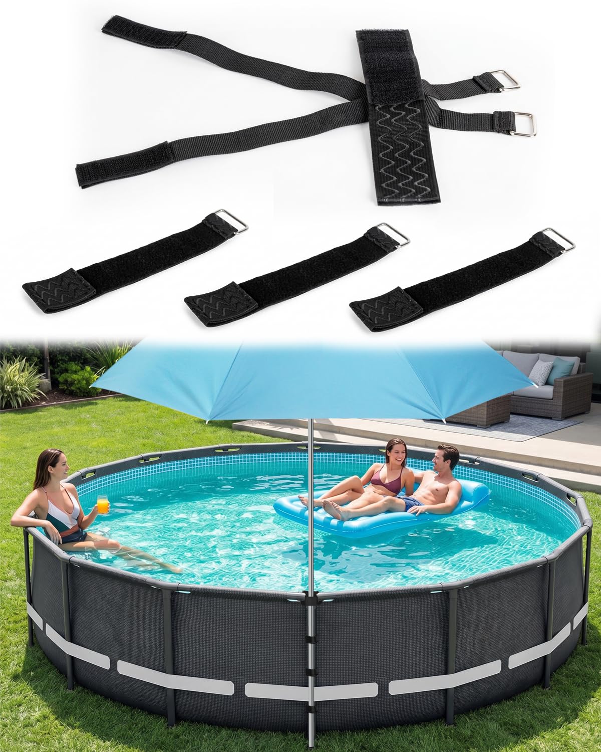 tie Down Strap set for Above Ground Pool Vacuum product research image