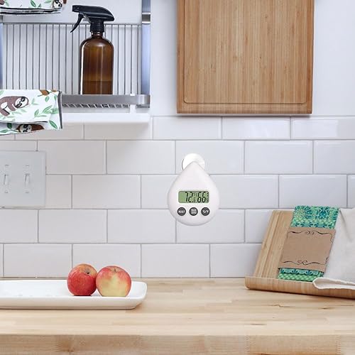 Miniatura 2 de Termómetro de interior higrómetro digital medidor de humedad, termómetro de habitación, monitor de temperatura y humedad, con registros máximos y