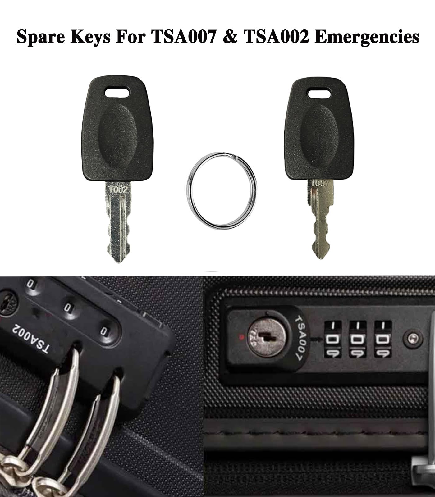 Ancable Lot De 2 Clés TSA 007, TSA007, Multifonctionnelles, Pour