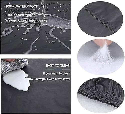 Miniatura 6 de Car Cover Outdoor for Dacia StepwaySandero, Car Cover Waterproof Breathable Large, Car Cover Summer,Sun UV Resistent Dustproof Custom,14-Point Fixed