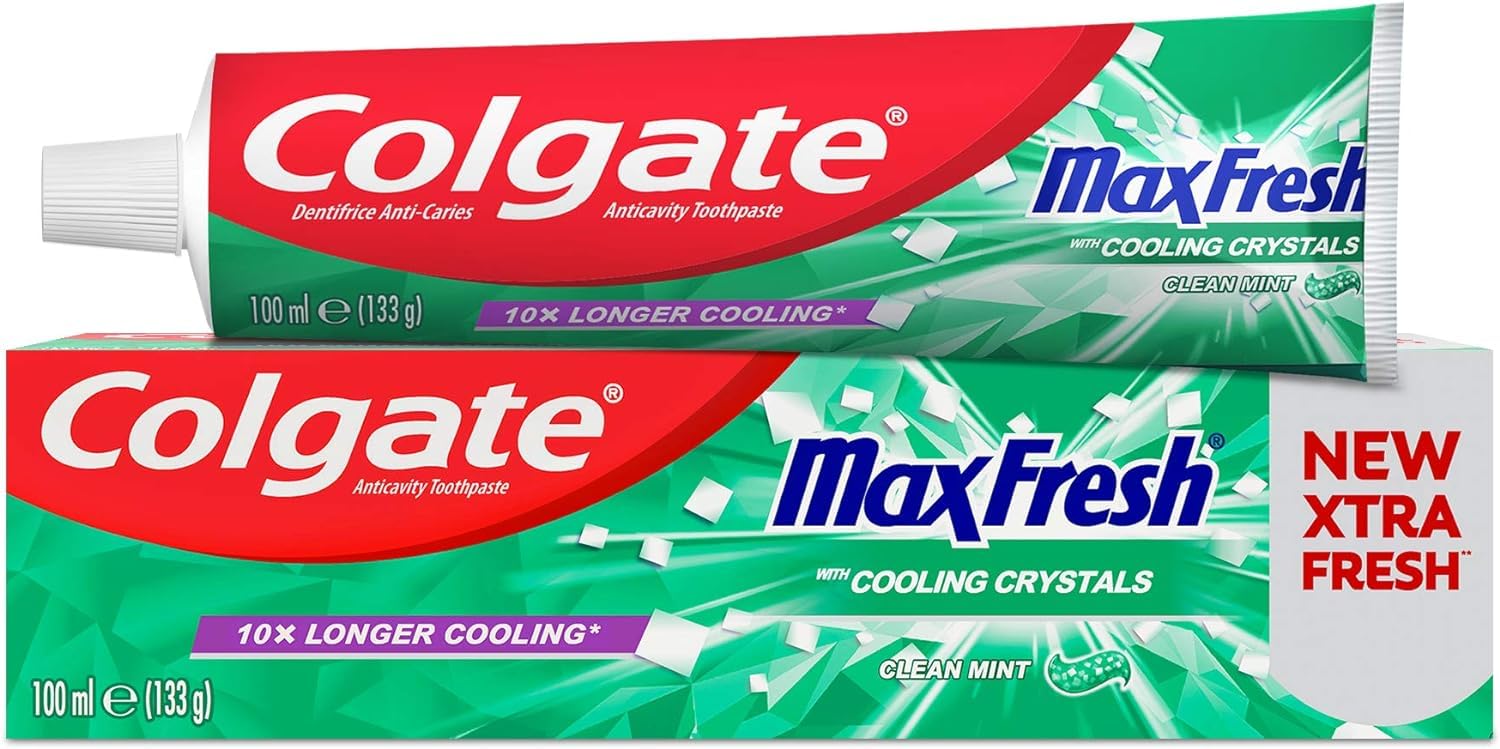 Colgate max Fresh Cooling Crystals Clean Mint x6 Pack