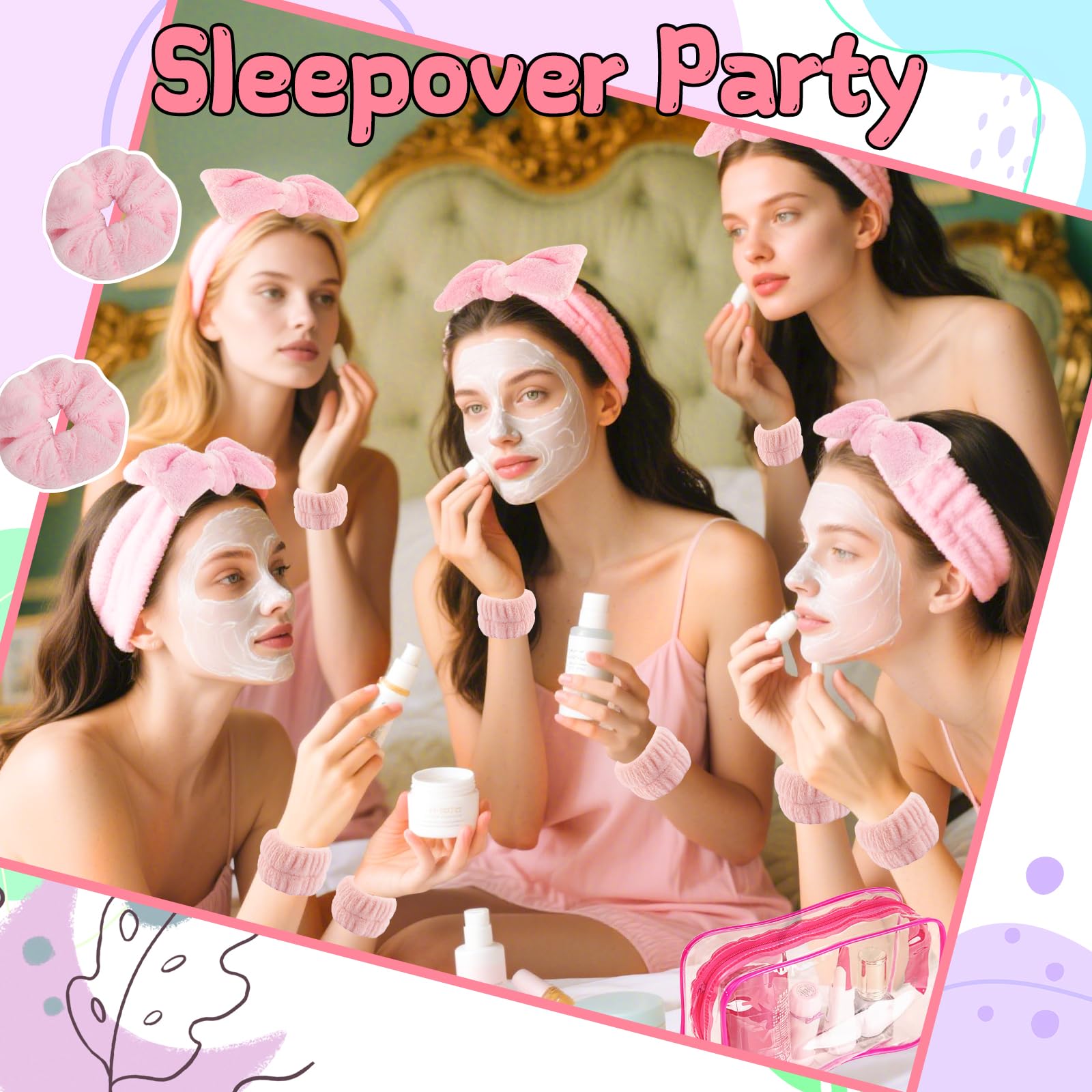 30Pcs Spa Sleepover Party Supplies - Image 3