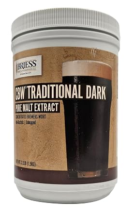 Briess SR-8S4M-J1OL Liquid Malt Extract - Traditional Dark - 3.3 lbs,Pack of one