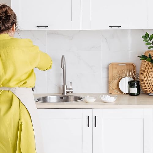 Miniatura 6 de Ravinte Paquete de 30 manijas de gabinete de 3 pulgadas de bronce aceitado para gabinetes de cocina, tiradores de cajón para armario de cocina,