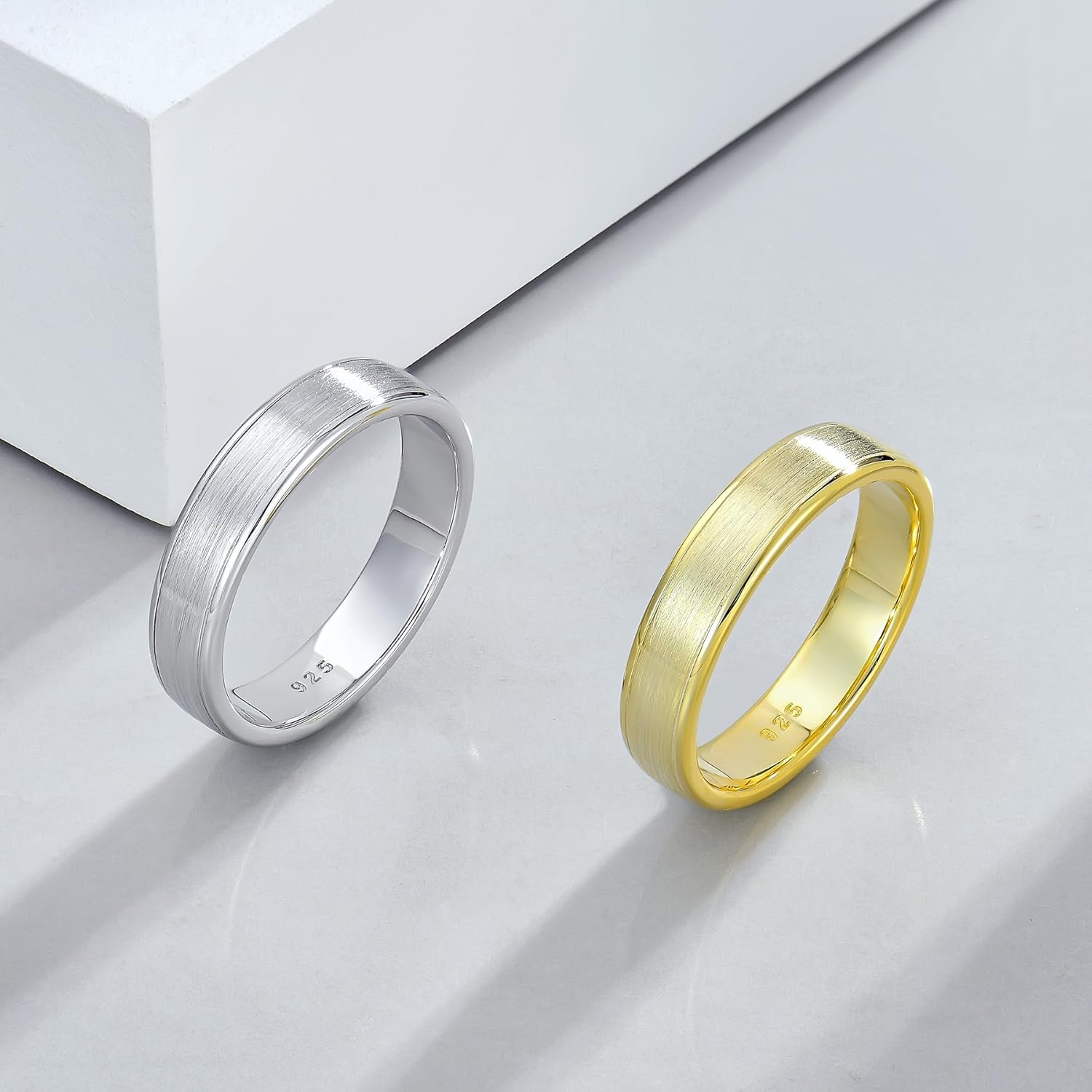 STARCHENIE 5MM Wedding Band Ring for Men, 925 Sterling Silver Ring for Men & Women Comfort Fit, Sizes 7-12 - Image 5