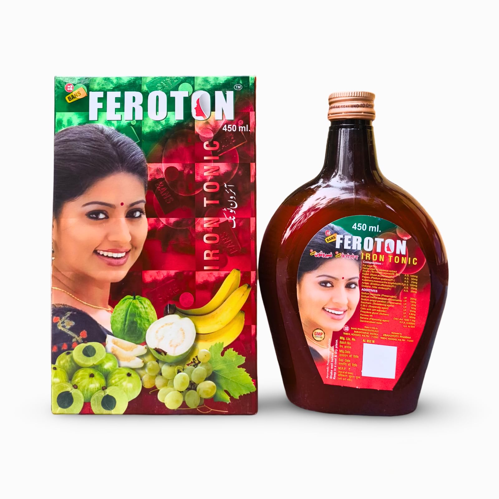 Feroton Iron-Rich Ayurvedic Tonic – Supports Hemoglobin Levels & Fights Anemia | 450ml-image-43