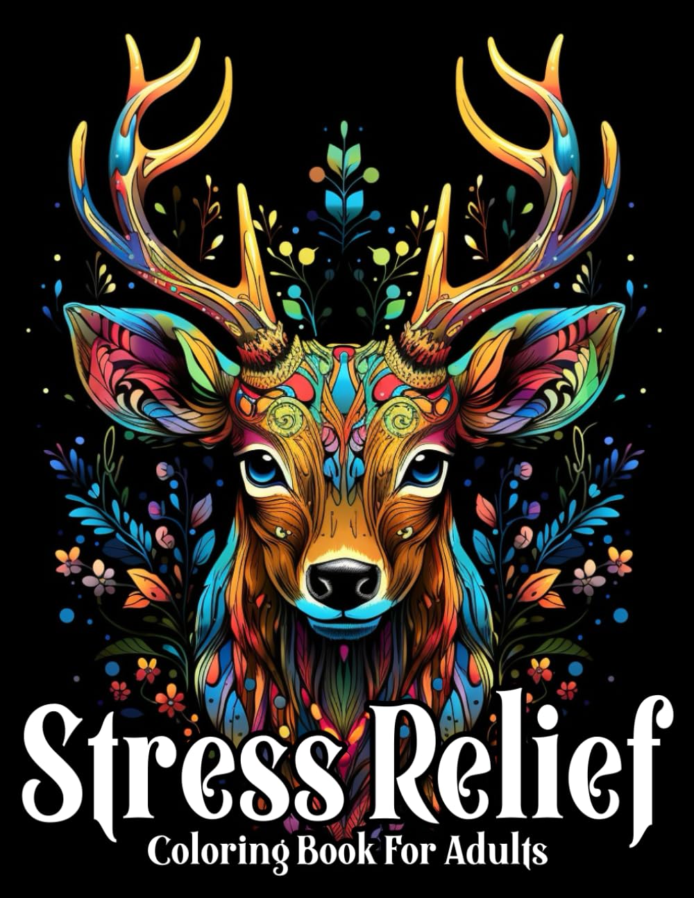 Stress Relief: Coloring Book For Adults