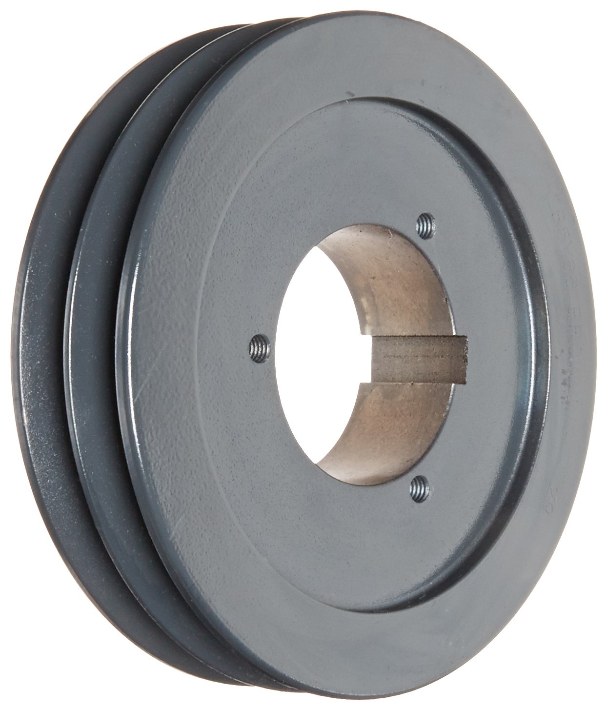 Browning 2B5V66 Split Taper Sheave, Cast Iron, 2 Groove, A, B or 5V Belt, Uses B Bushing