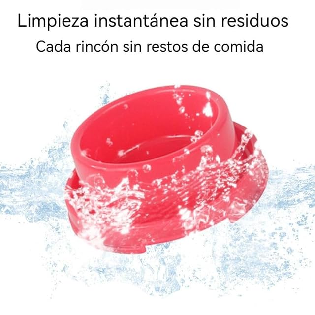 Foto 4 de 8 de Tazón de Comida para Perros, comedero Redondo antihormigas para alimento y Agua