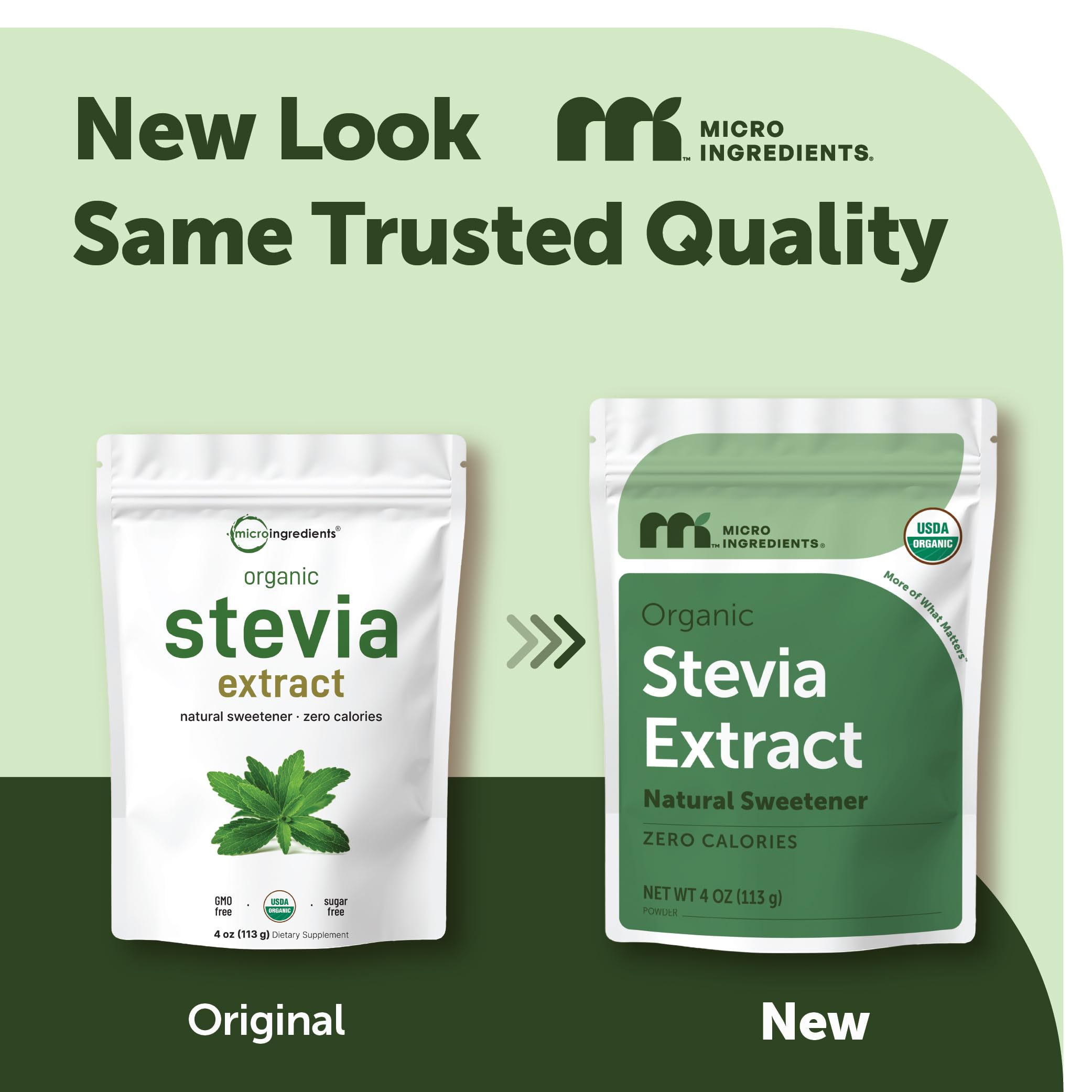 Micro Ingredients Pure Organic Stevia Extract Powder, 4 oz, No Additives — Amazon image 3