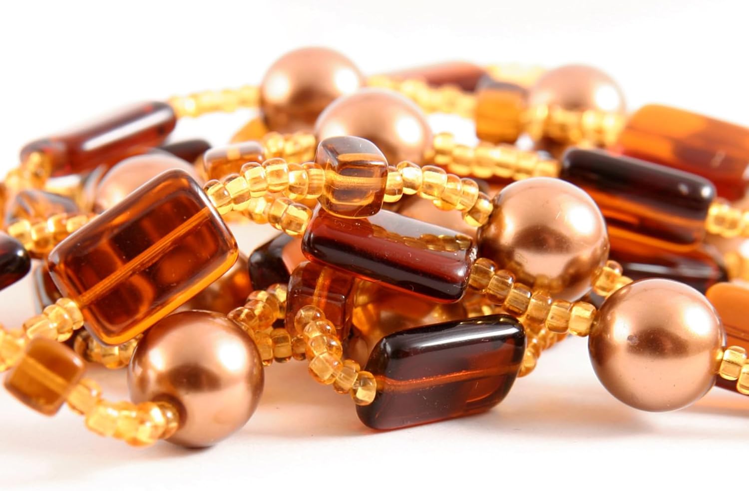 100Pcs/lot 5mm Solid Copper Spacer Ball Beads with Smooth Shiny Clear Coat Metal Round in Big Seamed Finding Sizes for Making Jewelry Supplies (0.19inch) - Image 7