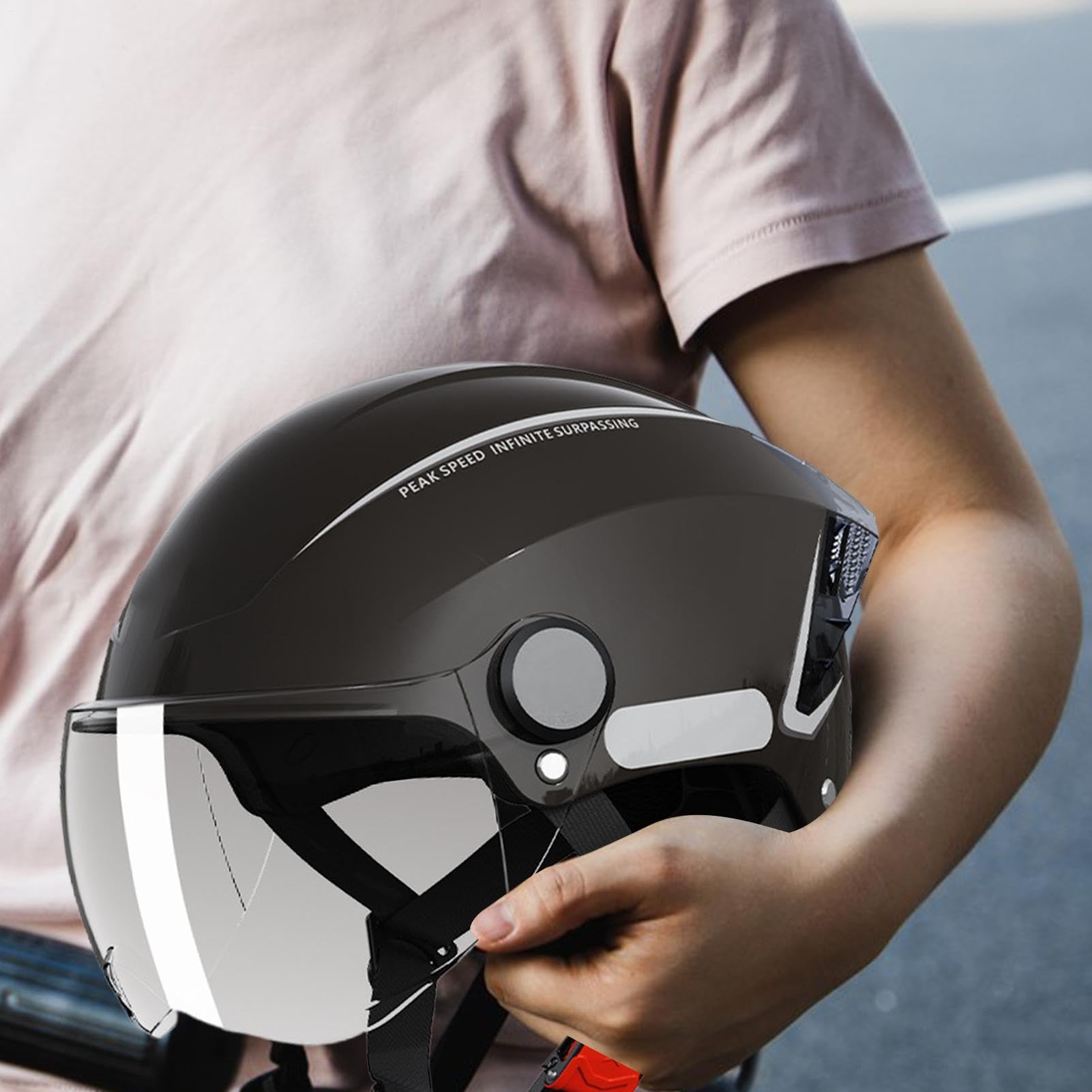 Casco de bicicleta para adultos, casco de monopatín - Casco de bicicleta ligero ajustable | Equipo protector para patinaje y patinaje para bicicleta de montaña Ciclismo Ciclismo Scooter eléctrico