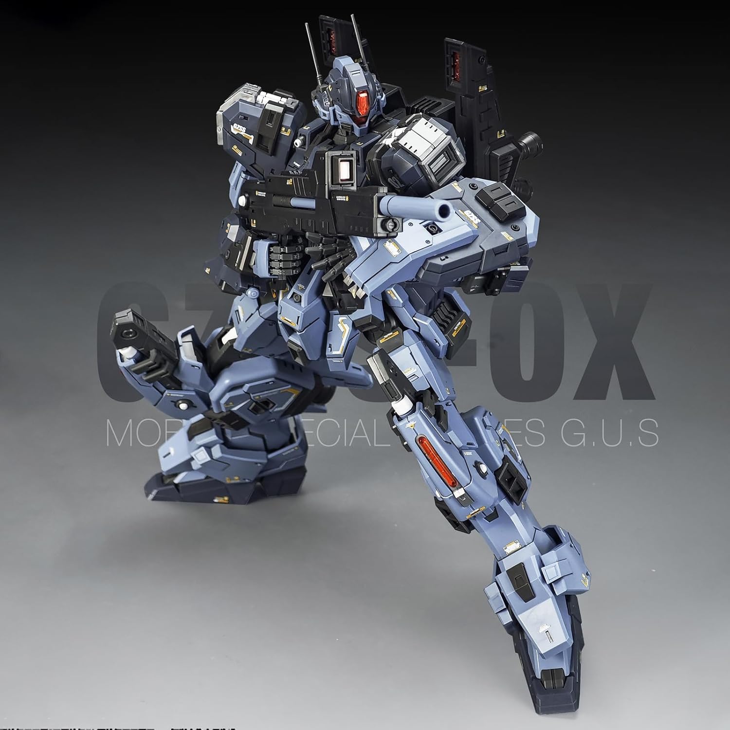 Amazon | SYXLCYGJ ZZA 1/100 GZSS-OX グス GUS 高さ約21cm 色分け済み