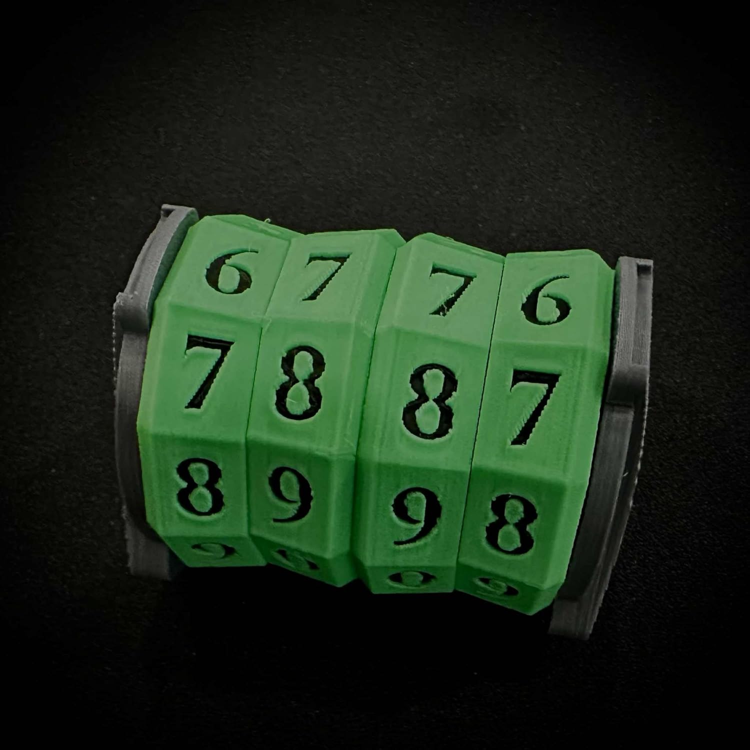 Large Spindown Counter for Tracking Counters, Tokens, and Life - MTG CCG Accessory (Mono Green)
