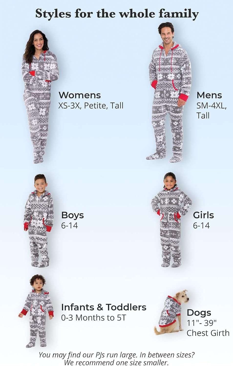 PajamaGram Christmas Pajamas For Family - Christmas Onesies For Family : Clothing, Shoes & Jewelry