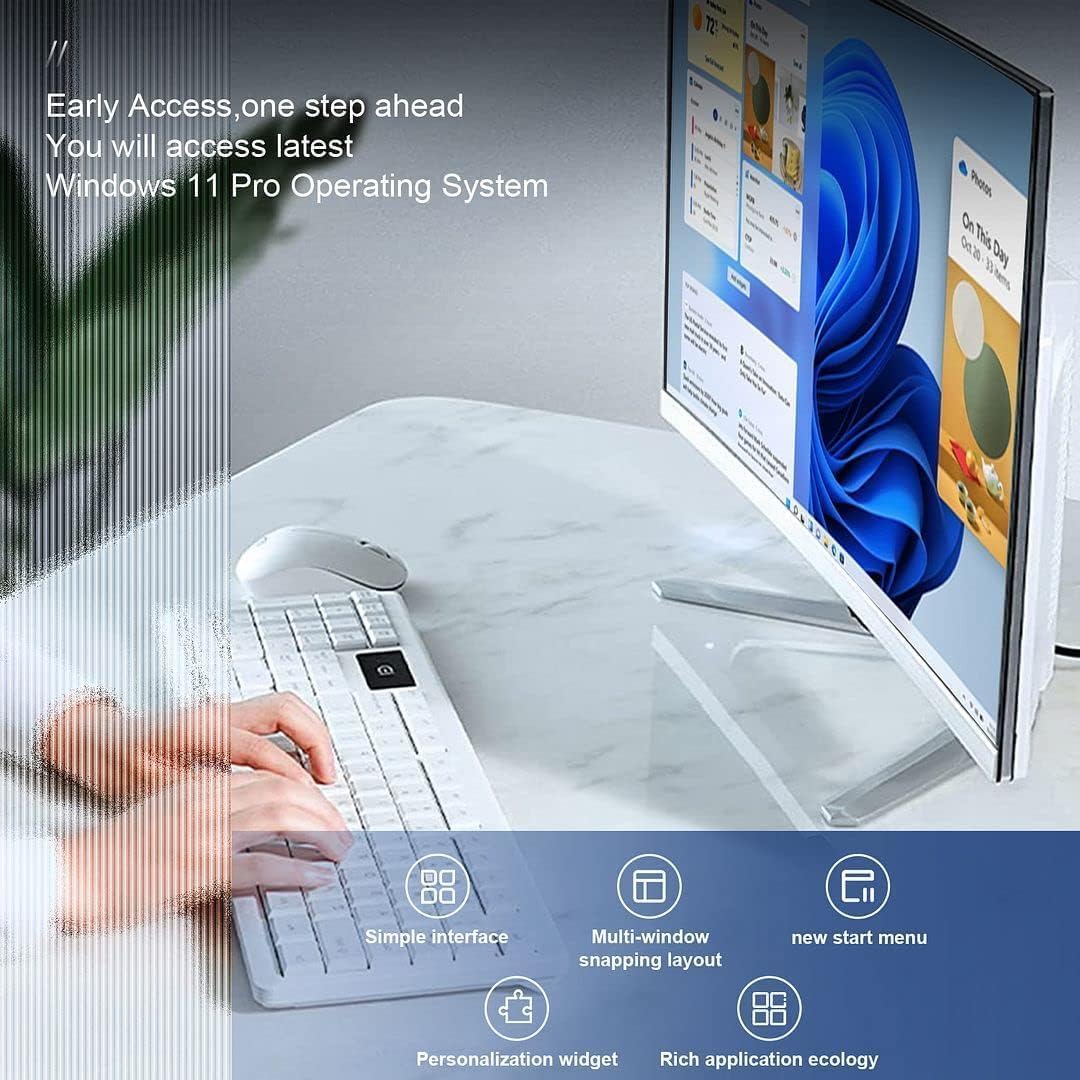 HP EliteDesk 800 G3 Mini Business Desktop Computer, Intel Quad-Core i3-6100 3.2Ghz Performance PC, 8GB DDR4, 256GB SSD, DisplayPort, WiFi & Bluetooth, Windows 11 Professional (Renewed)