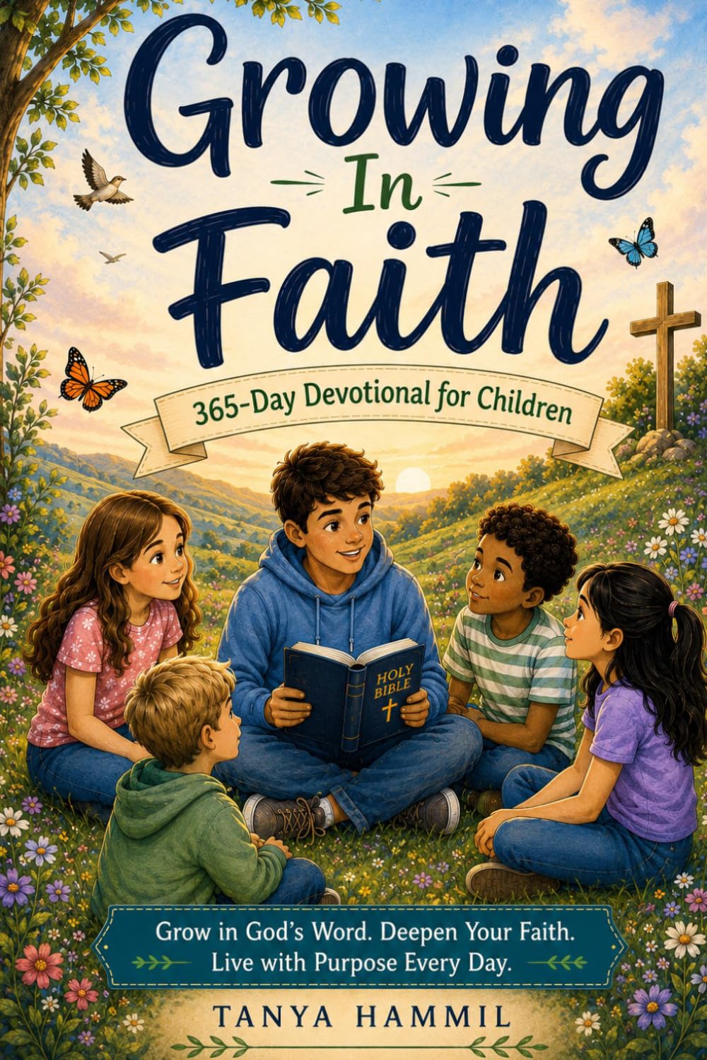 Growing In Faith: 365-Day Devotional for Children