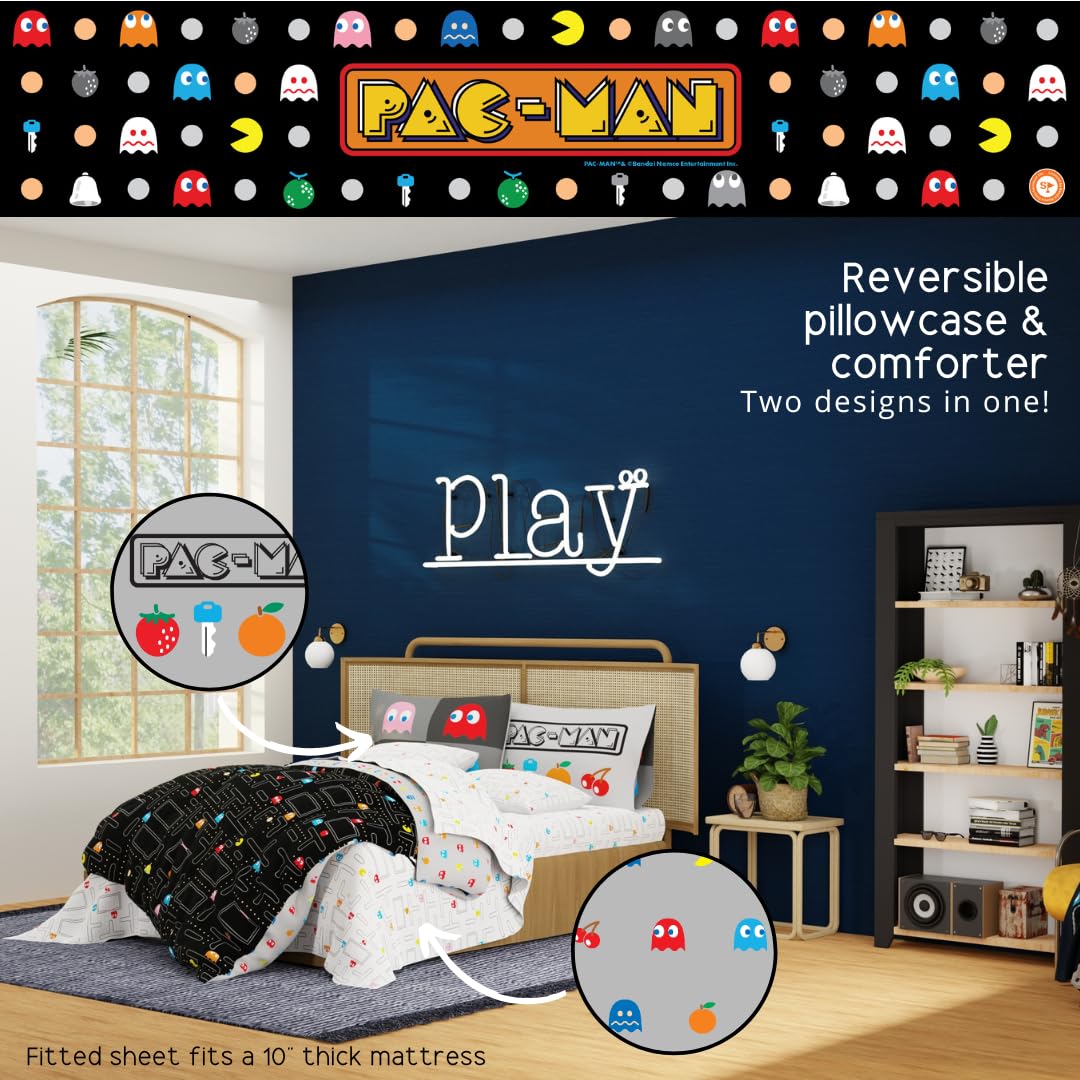 Amazon｜Franco Pac-Man ゲーミング寝具 7点 スーパーソフト 快適