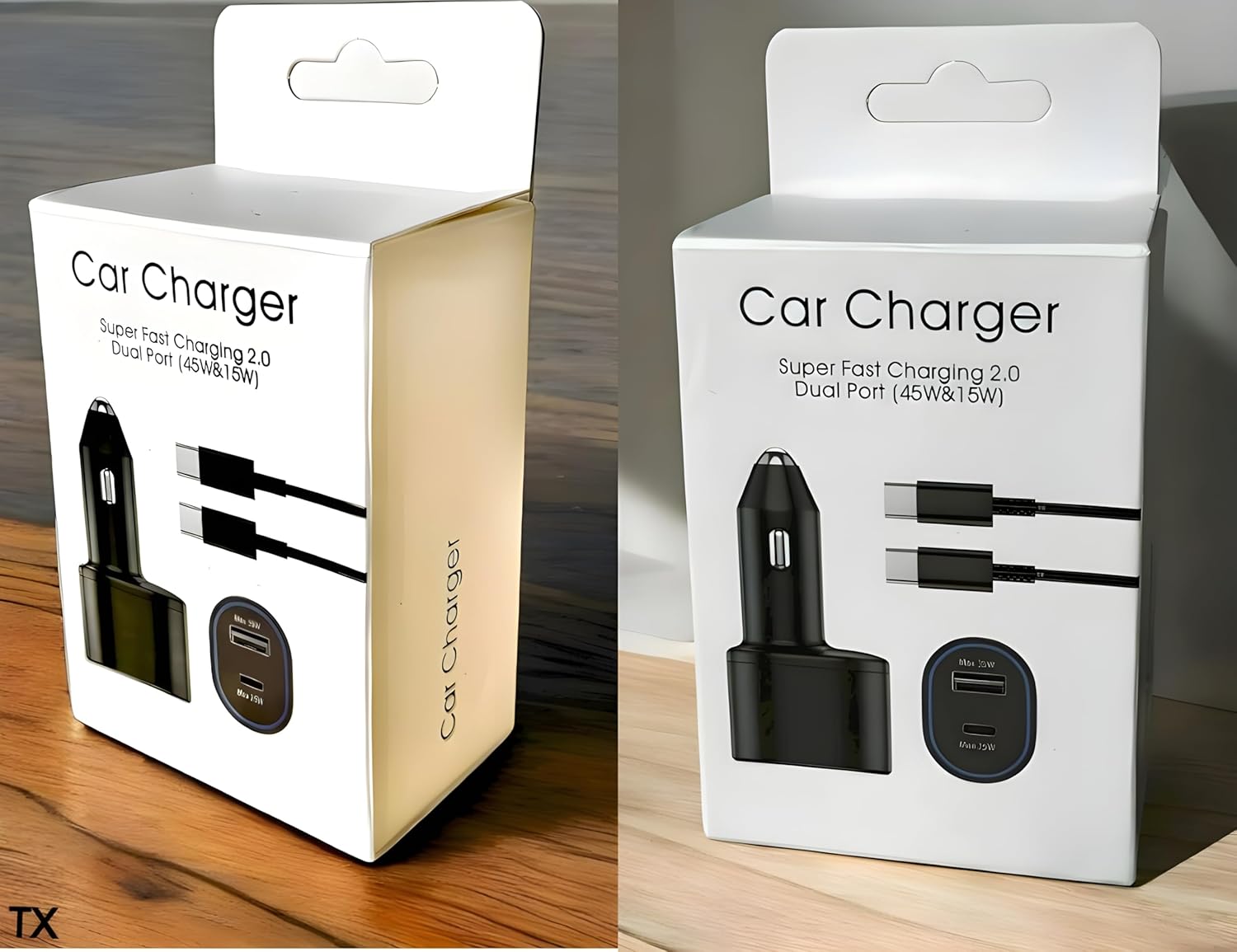 Ultra Fast Charging Car Charger of and for Samsung Smartphones 45W/15W 2in1Charging Port 7X Super Faster Charging for Samsung & Other Cellphones
