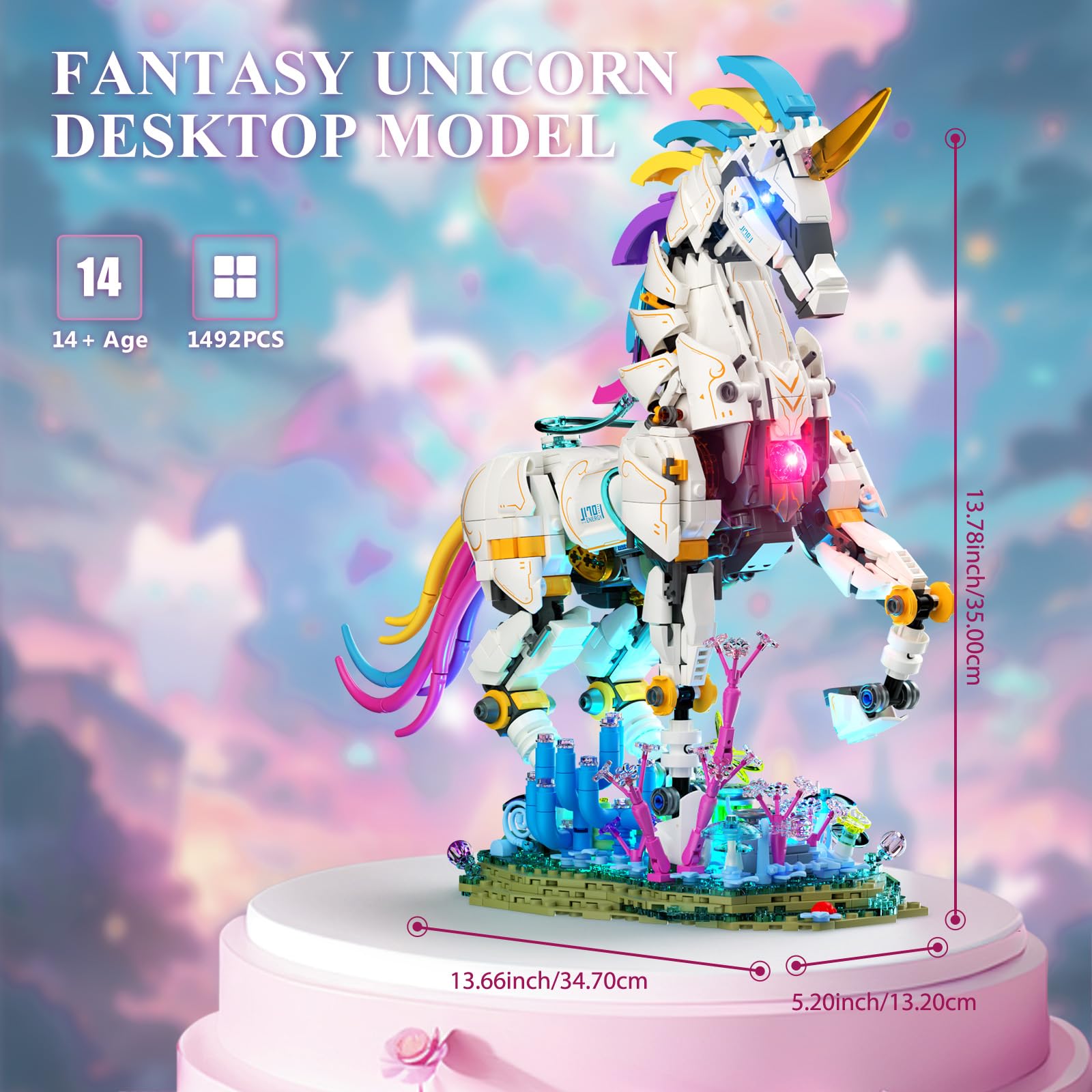 Amazon.com: NUTCRACKER Unicorn Building Set for Adult - Cool