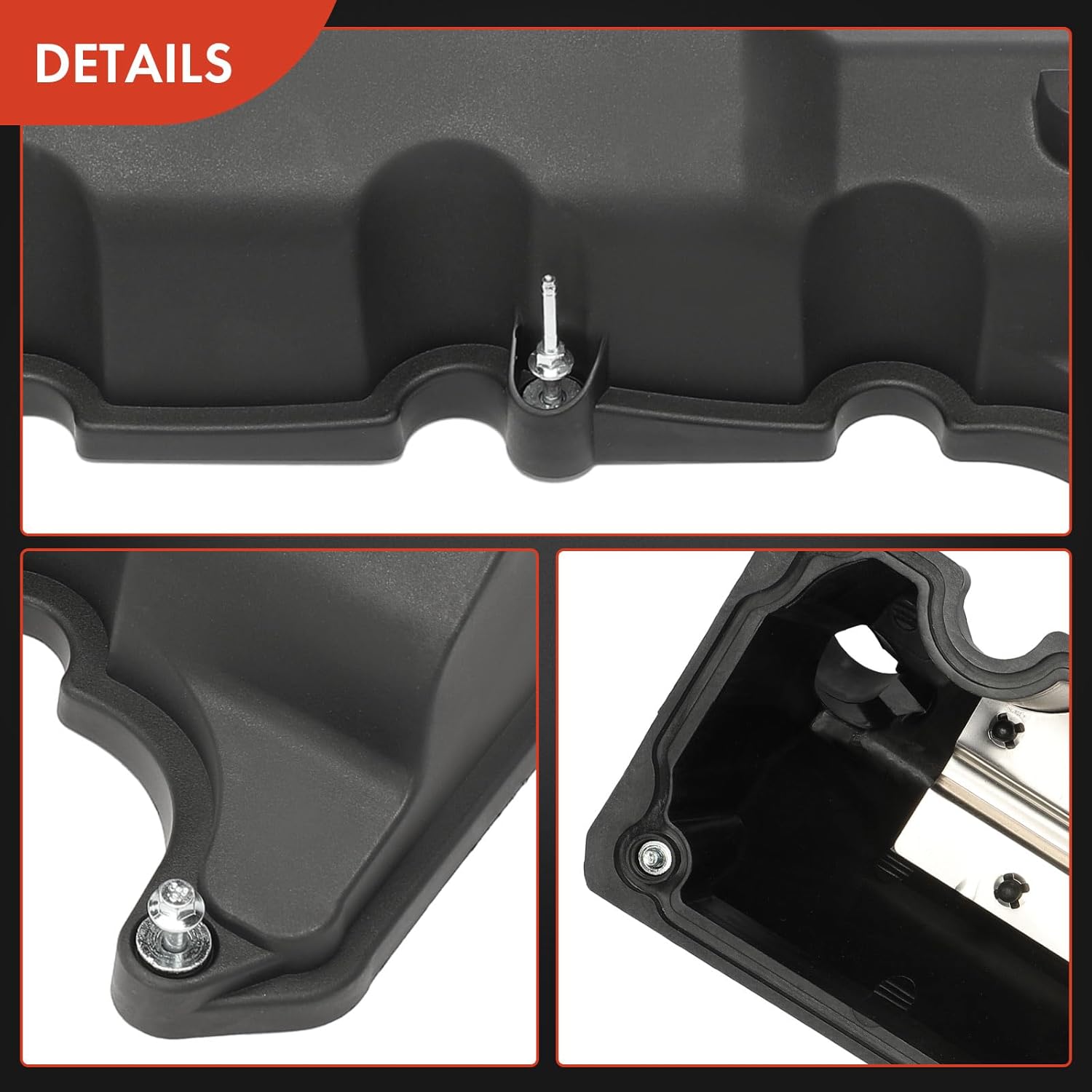 A-Premium Right Engine Valve Cover with Gasket and Bolts Compatible with Ford Explorer 2002-2003, Explorer Sport/Explorer Sport Trac/Ranger 2001-2003 & Mercury Mountaineer 2002-2003, 4.0L