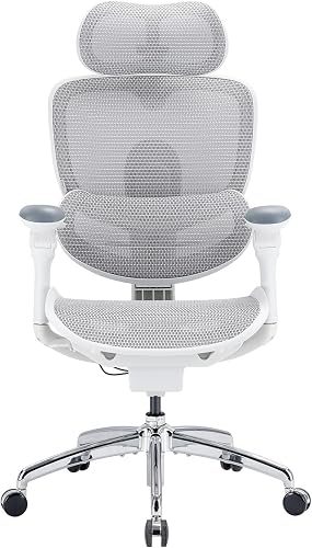 SIHOO Doro C300 V2 Ergonomic Office Chair, Mesh Desk Chair with 8D Armrests & Rotating Lumbar Support, Breathable Computer Chair with 3D Headrest, Seat Depth Adjustment & Tilt for Home Office - 8