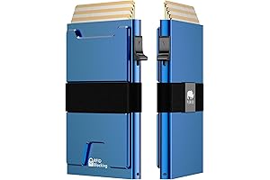 Slim Metal Wallet for Men - Furid Minimalist Front Pocket Wallet